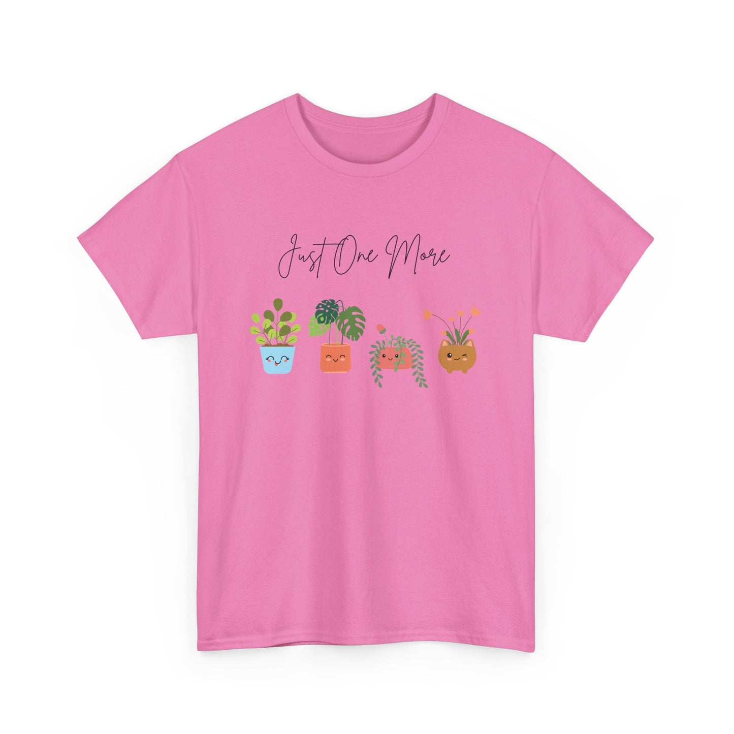 Plant Lover T-Shirt, Just One More Plant Tee, Cute Gardening Gift, Eco-Friendly Apparel, Unisex Cotton Tee, Plant Mom Merch