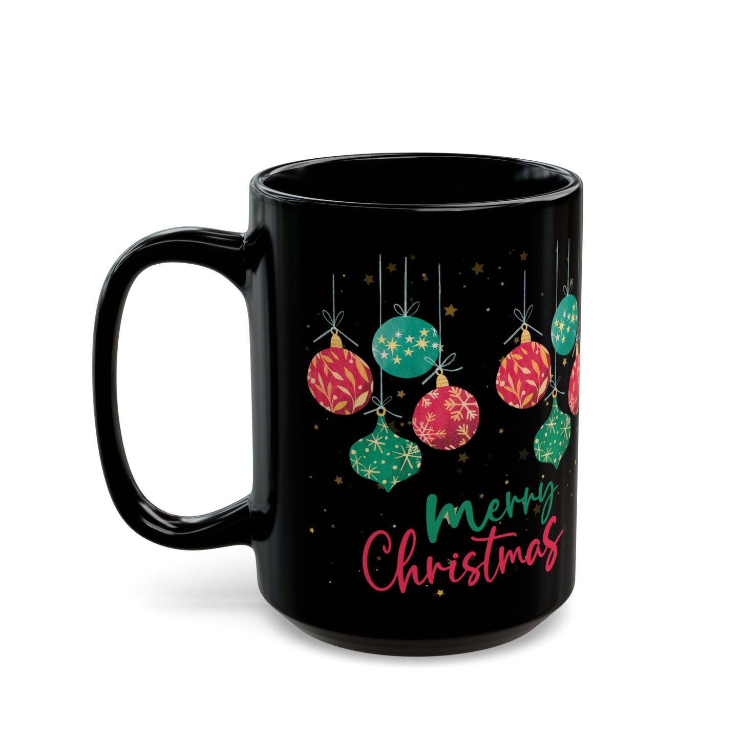 Festive Christmas Mug - Cheerful Holiday Drinkware, Coffee Cup Gift, Xmas Celebration, Ornament Design, Merry Christmas, 11oz 15oz