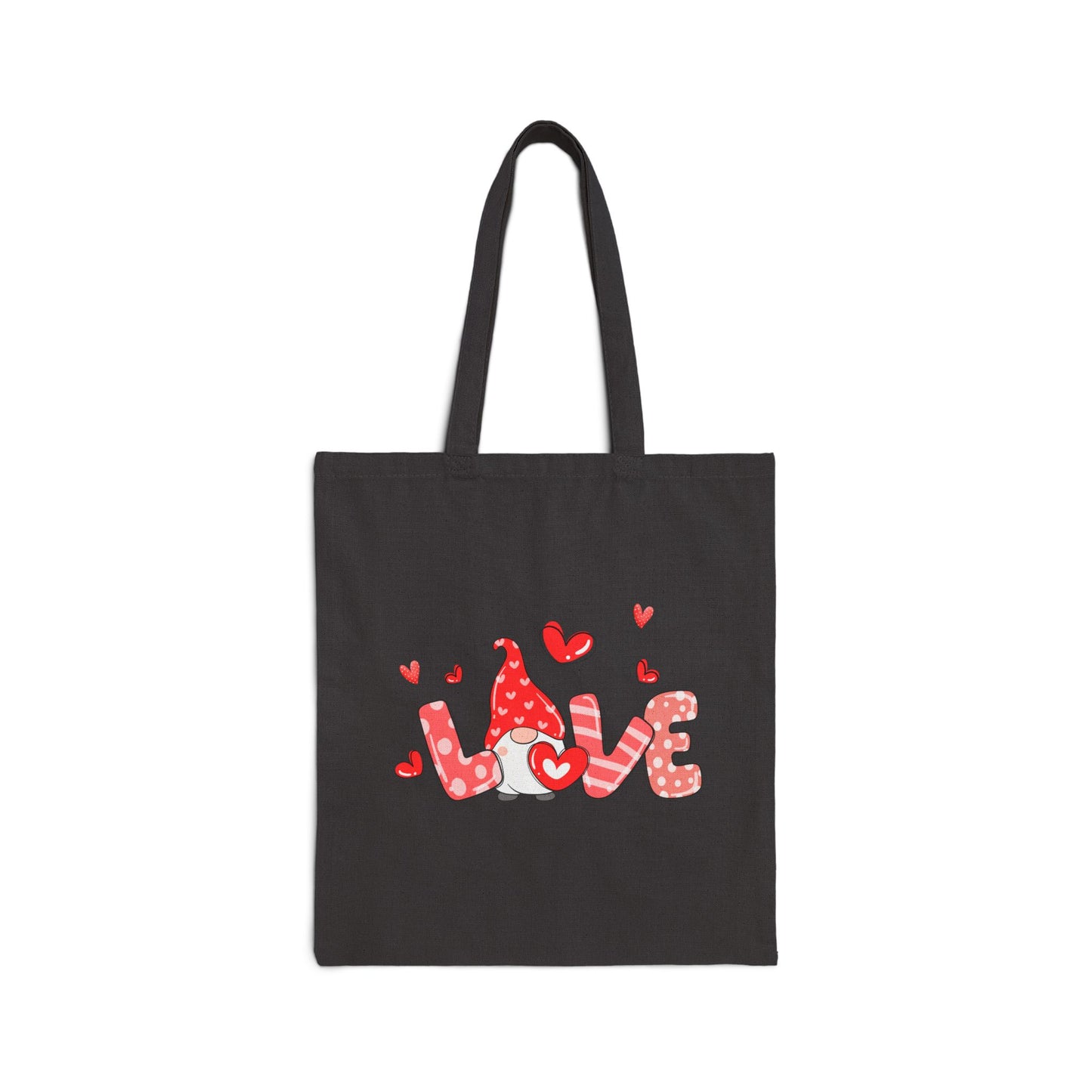 Love Gnome Cotton Canvas Tote Bag – Valentine’s Day Gift Bag