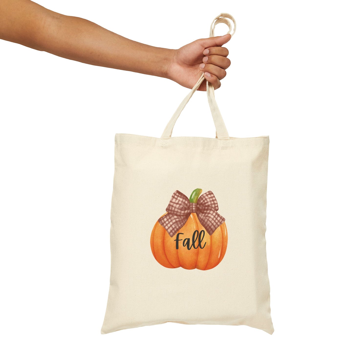Autumn Pumpkin Tote Bag | Fall Harvest Bag, Cotton Reusable Tote, Holiday Shopping Bag, Eco-Friendly Gift, Seasonal