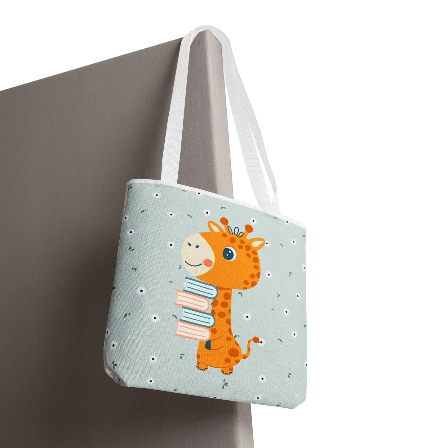 Cute Giraffe Book Lover Tote Bag – Kids & Adults Gift