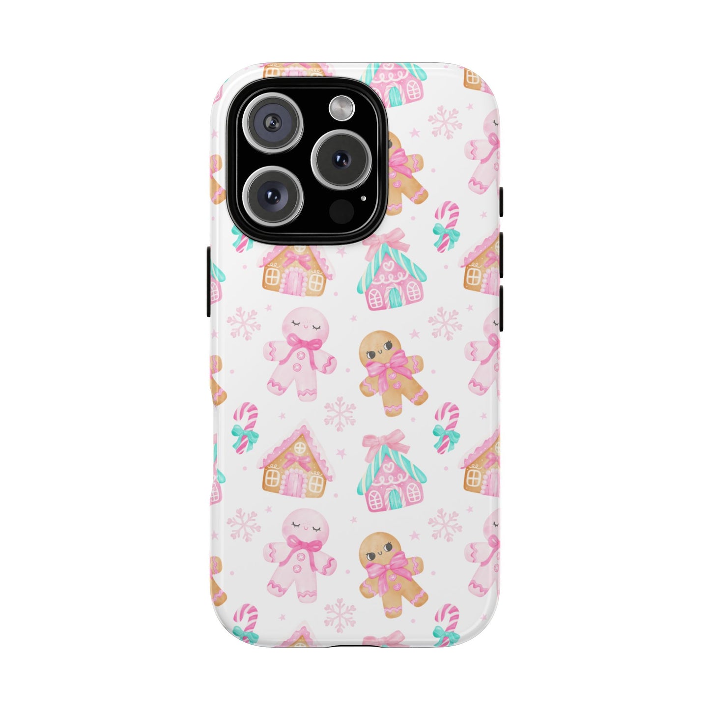 Gingerbread House & Candy Cane Phone Case – Cute Holiday Cover for iPhone, Samsung & Pixel