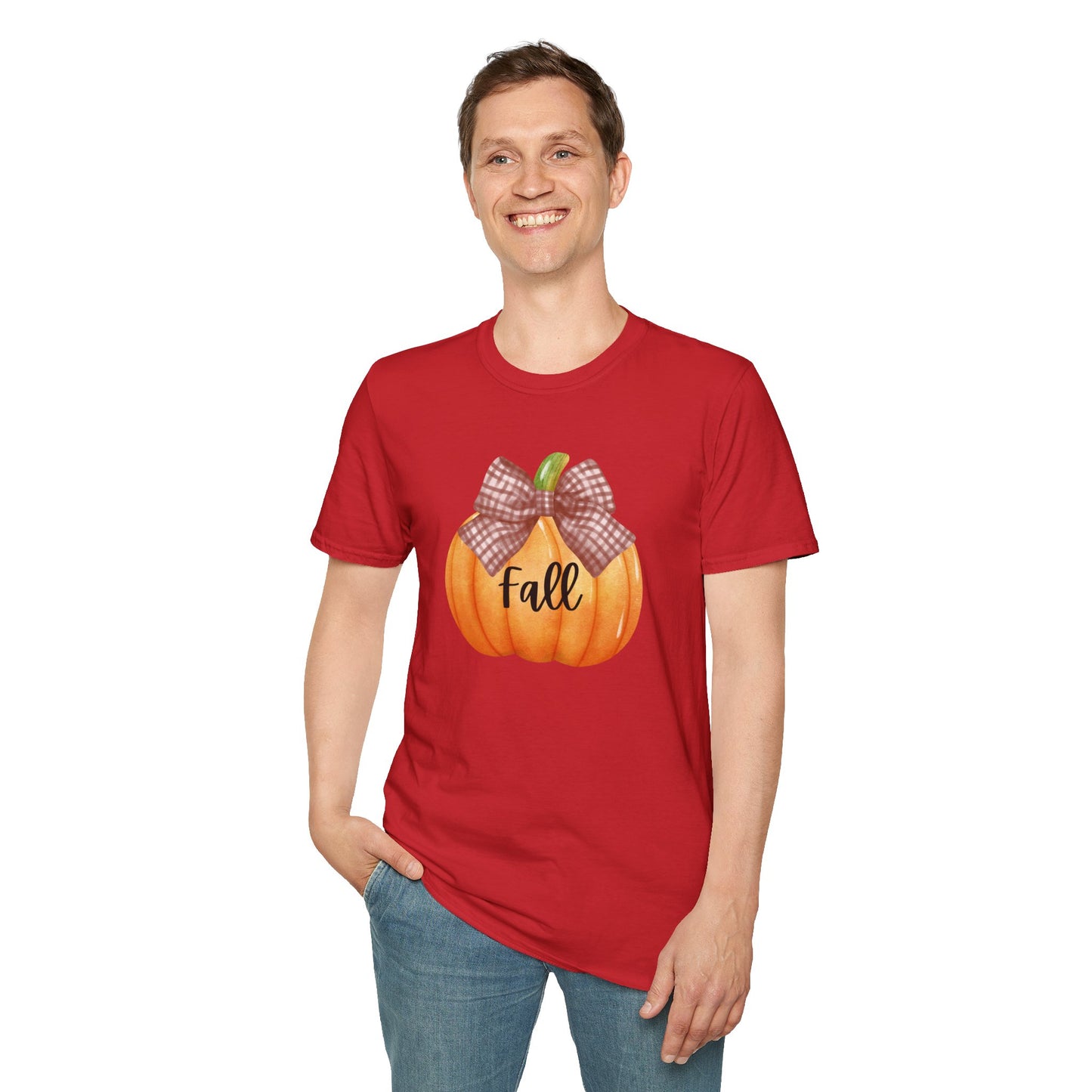 Fall Pumpkin Unisex T-Shirt, Autumn Vibes Tee, Casual Wear Shirt, Halloween Apparel, Thanksgiving Top