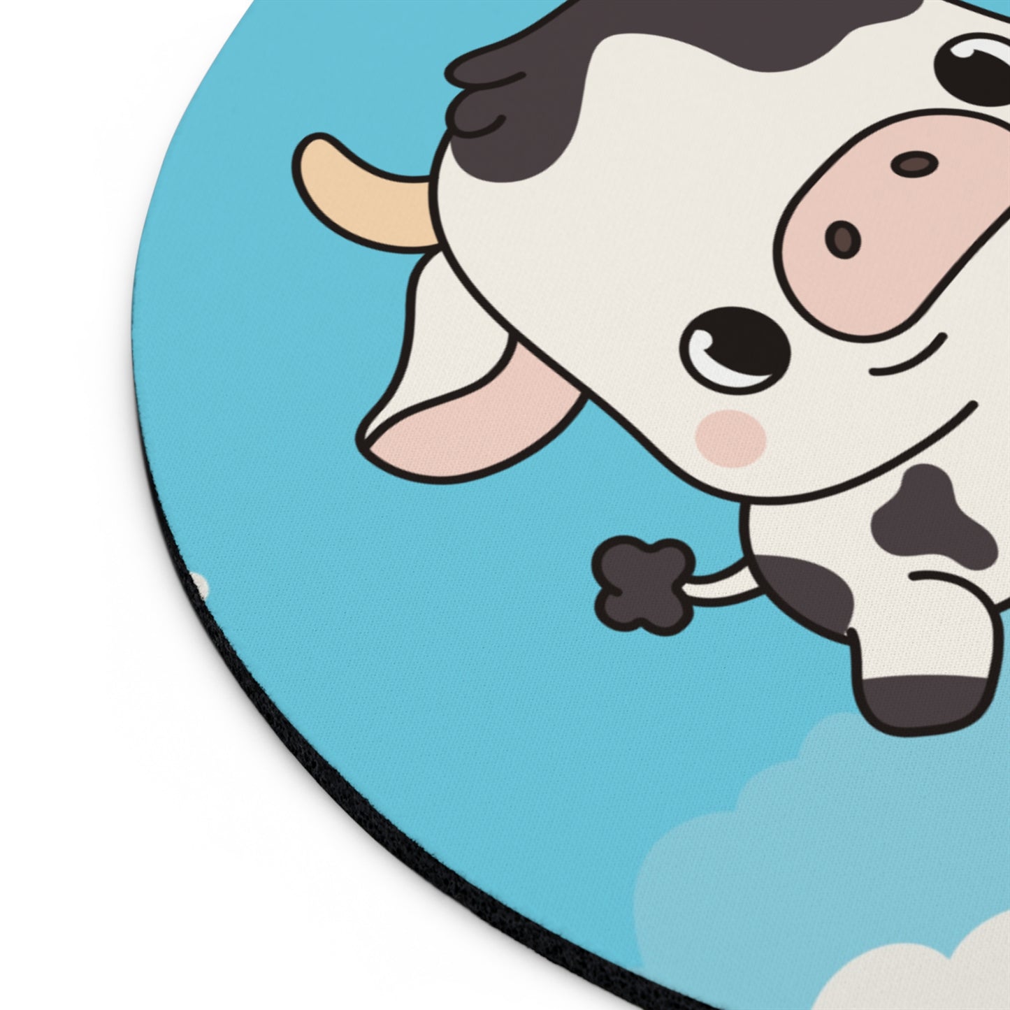 Cute Cow Mouse Pad - Stay Moo-tivated Desk Decor, Gift for Cow Lovers, Office Supplies, Animal Lover Gift, Fun Workspace Accessory