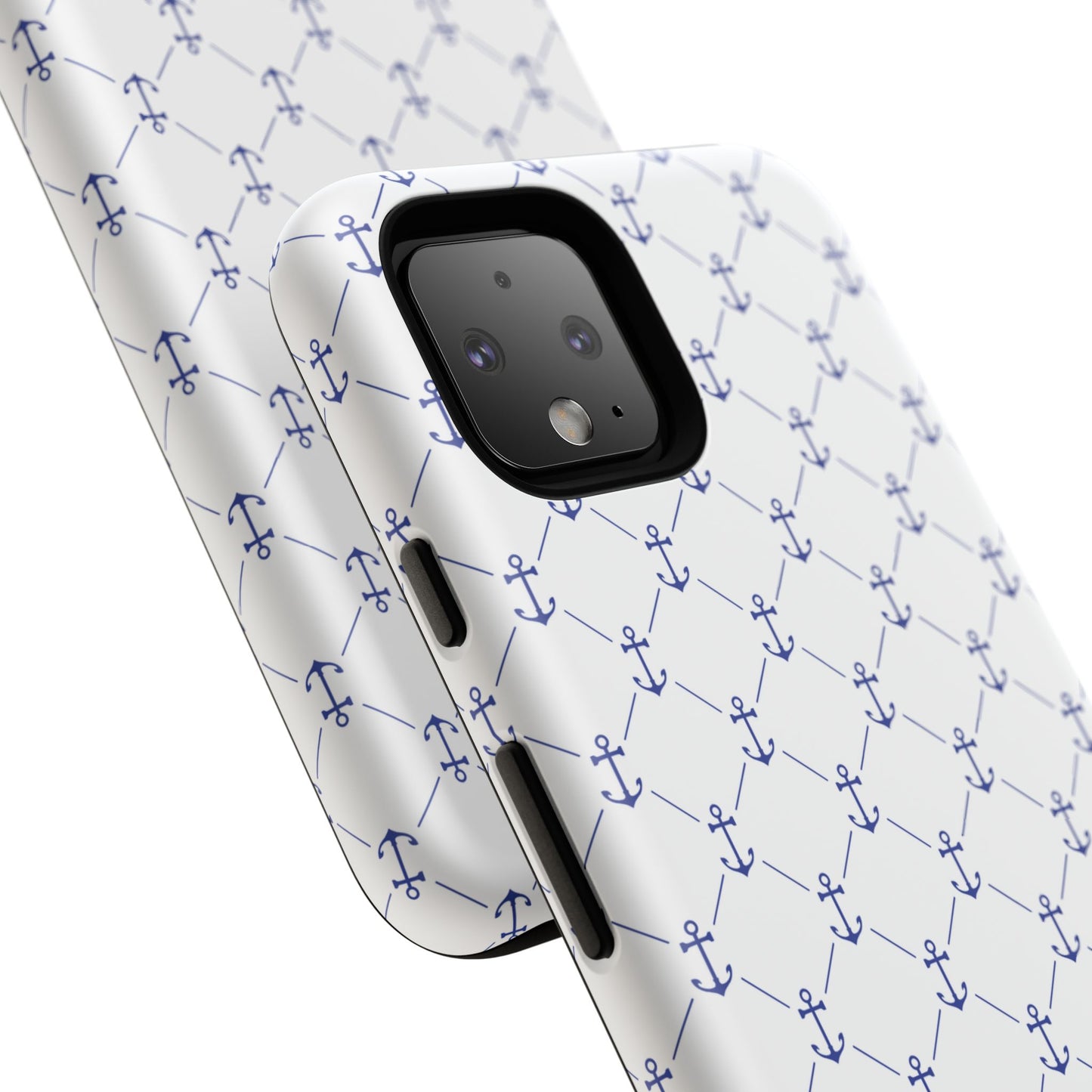 Blue Anchor Phone Case: Nautical Design for Maritime Lovers, Gifts for Sailors, Beach Lovers' Accessories, Great for Summer