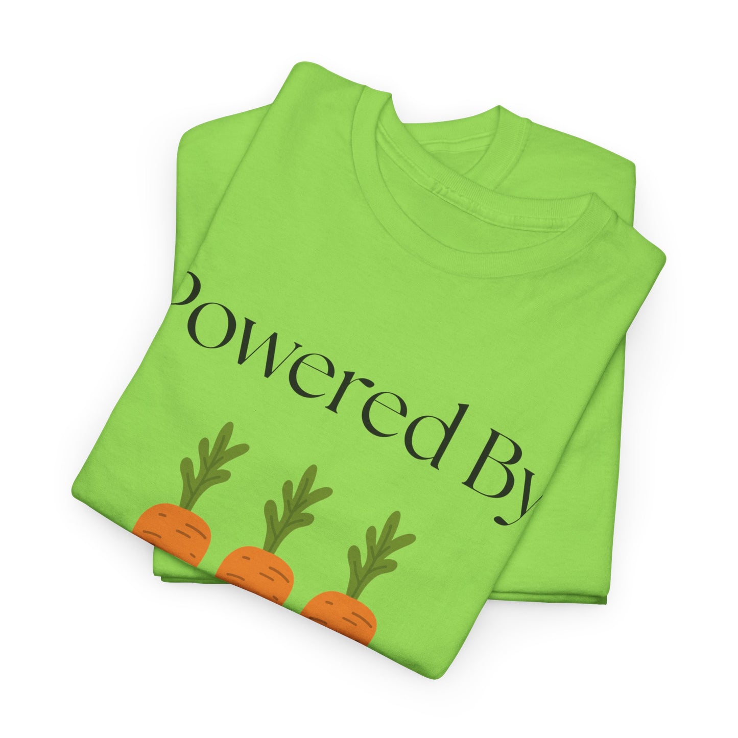 Powered By Plants Unisex Tee - Perfect for Vegans, Eco-Friendly Gifts, Organic Enthusiasts, Gardener, Everyday Wear