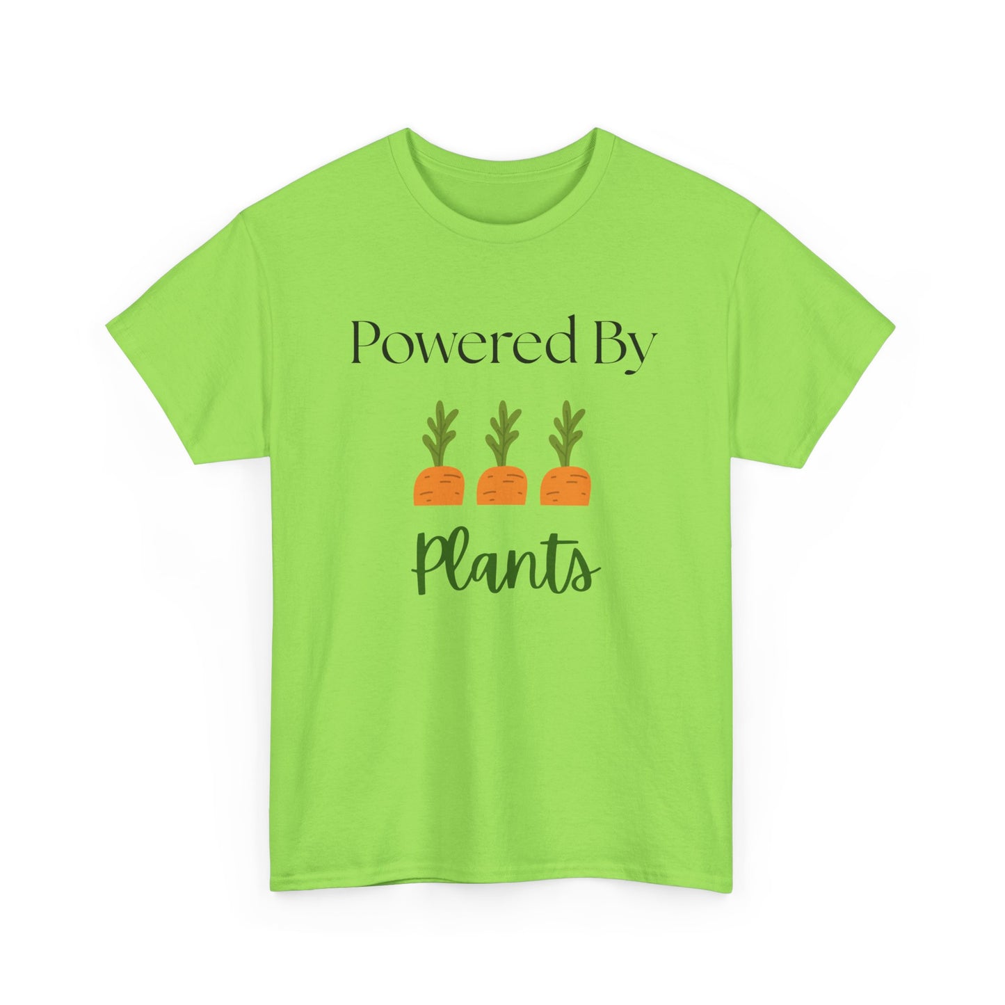 Powered By Plants Unisex Tee - Perfect for Vegans, Eco-Friendly Gifts, Organic Enthusiasts, Gardener, Everyday Wear