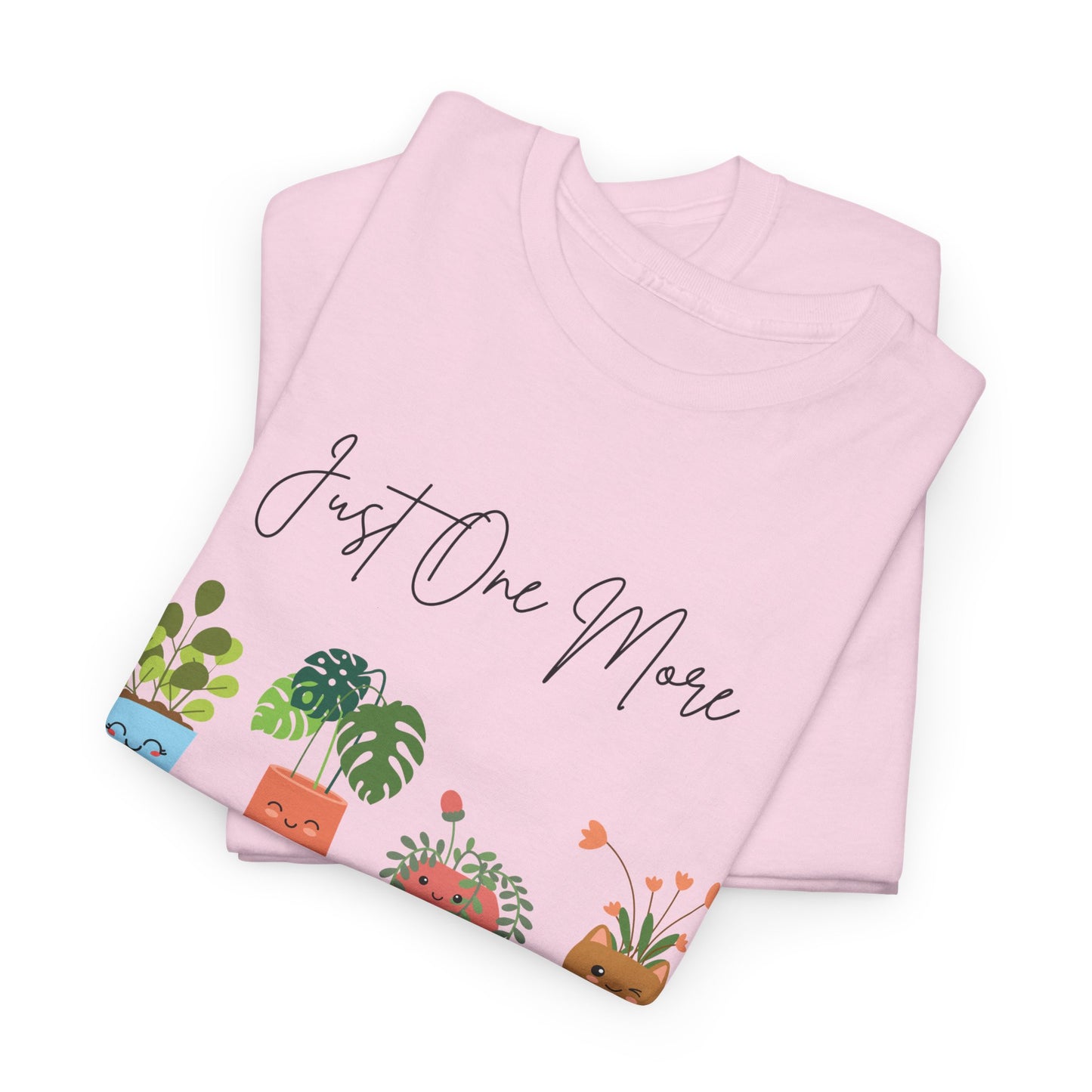 Plant Lover T-Shirt, Just One More Plant Tee, Cute Gardening Gift, Eco-Friendly Apparel, Unisex Cotton Tee, Plant Mom Merch