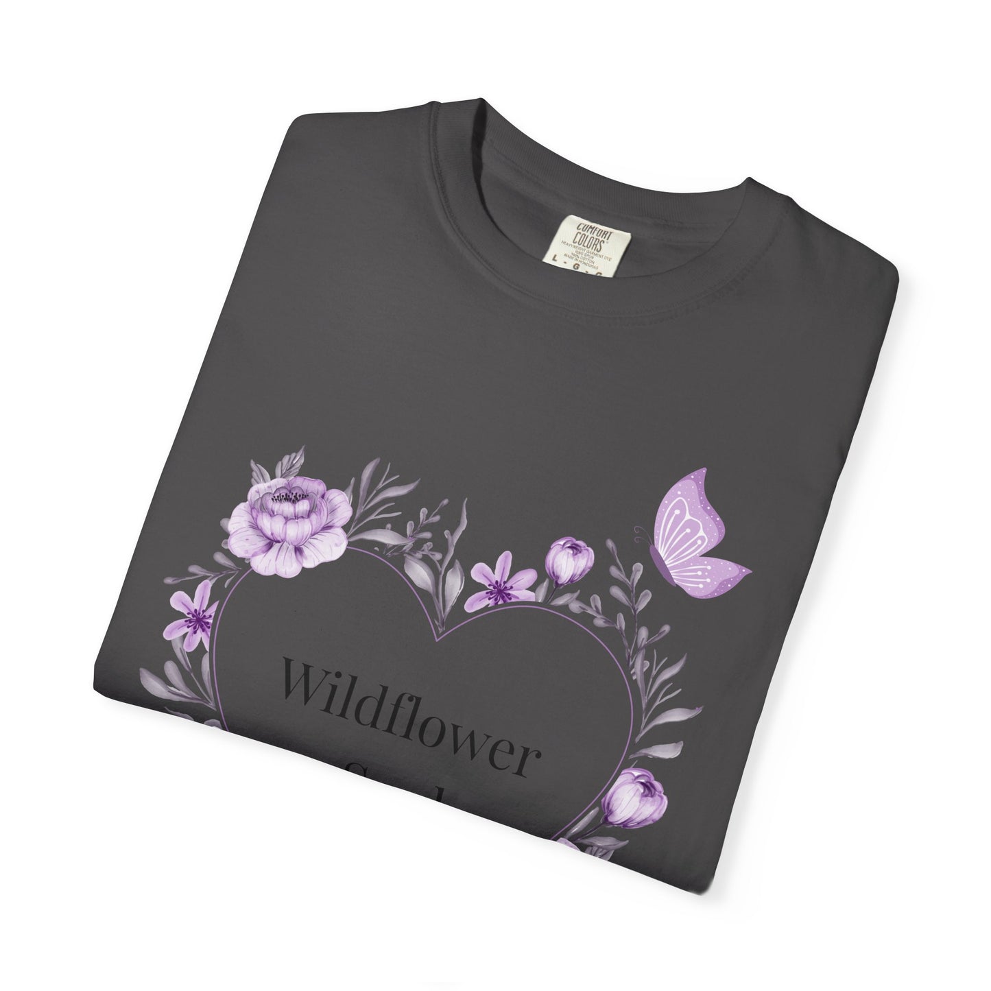 Wildflower Soul T-Shirt - Floral Heart Tee, Botanical Style Shirt, Gift for Nature Lovers, Casual Wear