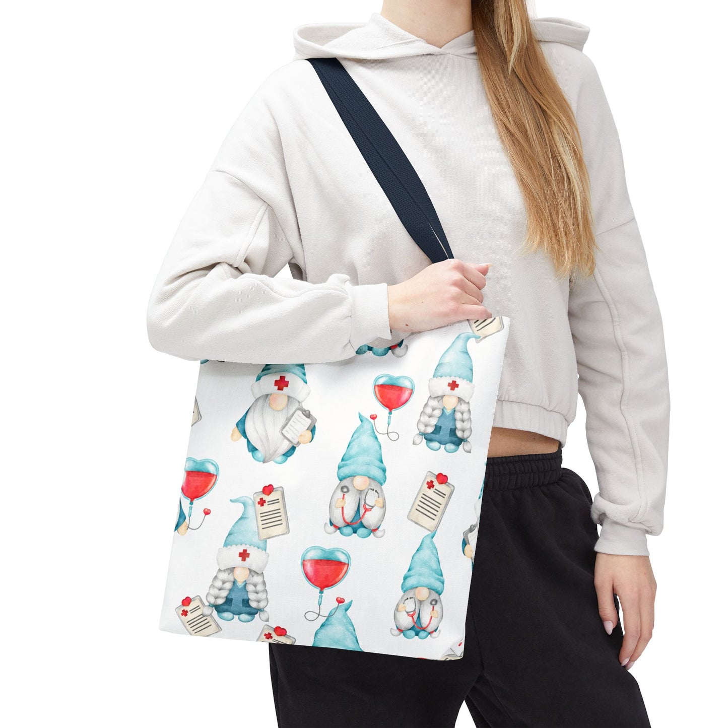 Medical Gnome Tote Bag – Cute Nurse Gift, Doctor Appreciation, Hospital Worker Tote, Healthcare Accessory