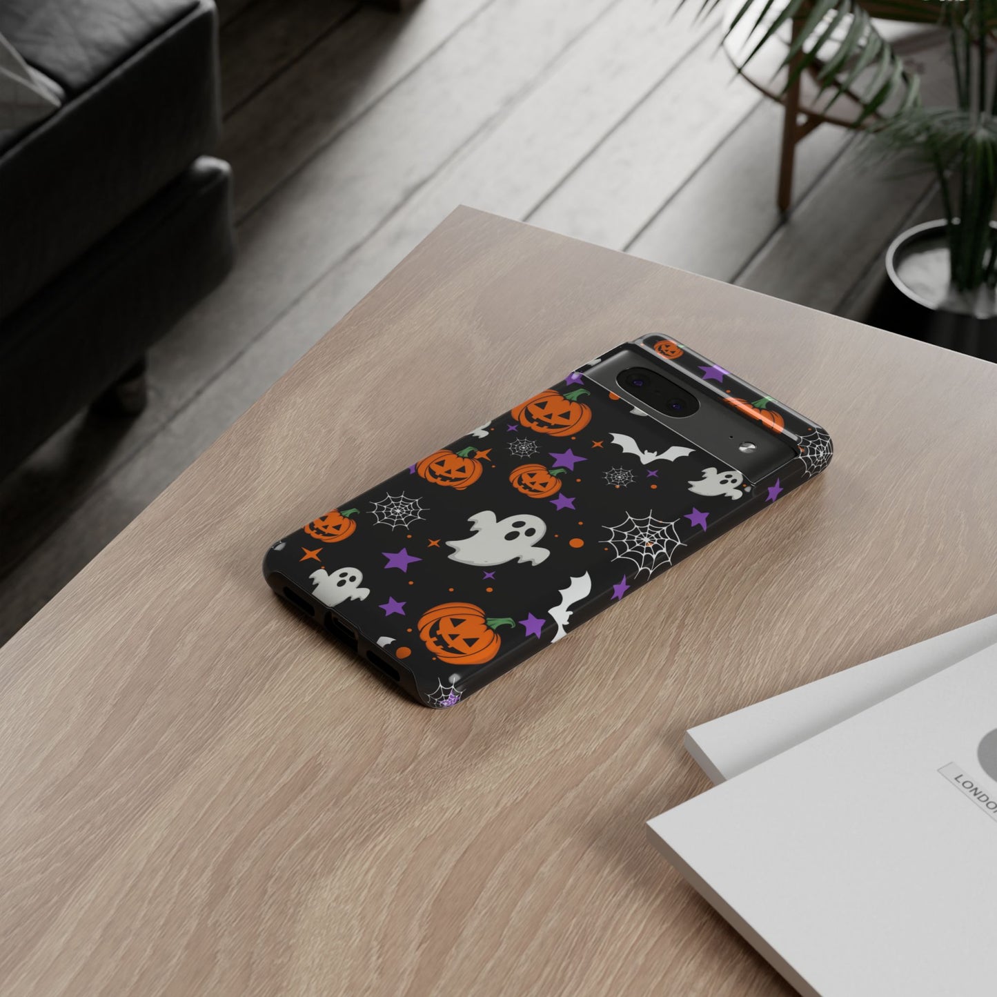 Halloween Phone Case: Spooky Ghosts, Pumpkins & Bats, Trick or Treat, Fall Decor, Halloween Night, October Celebrations