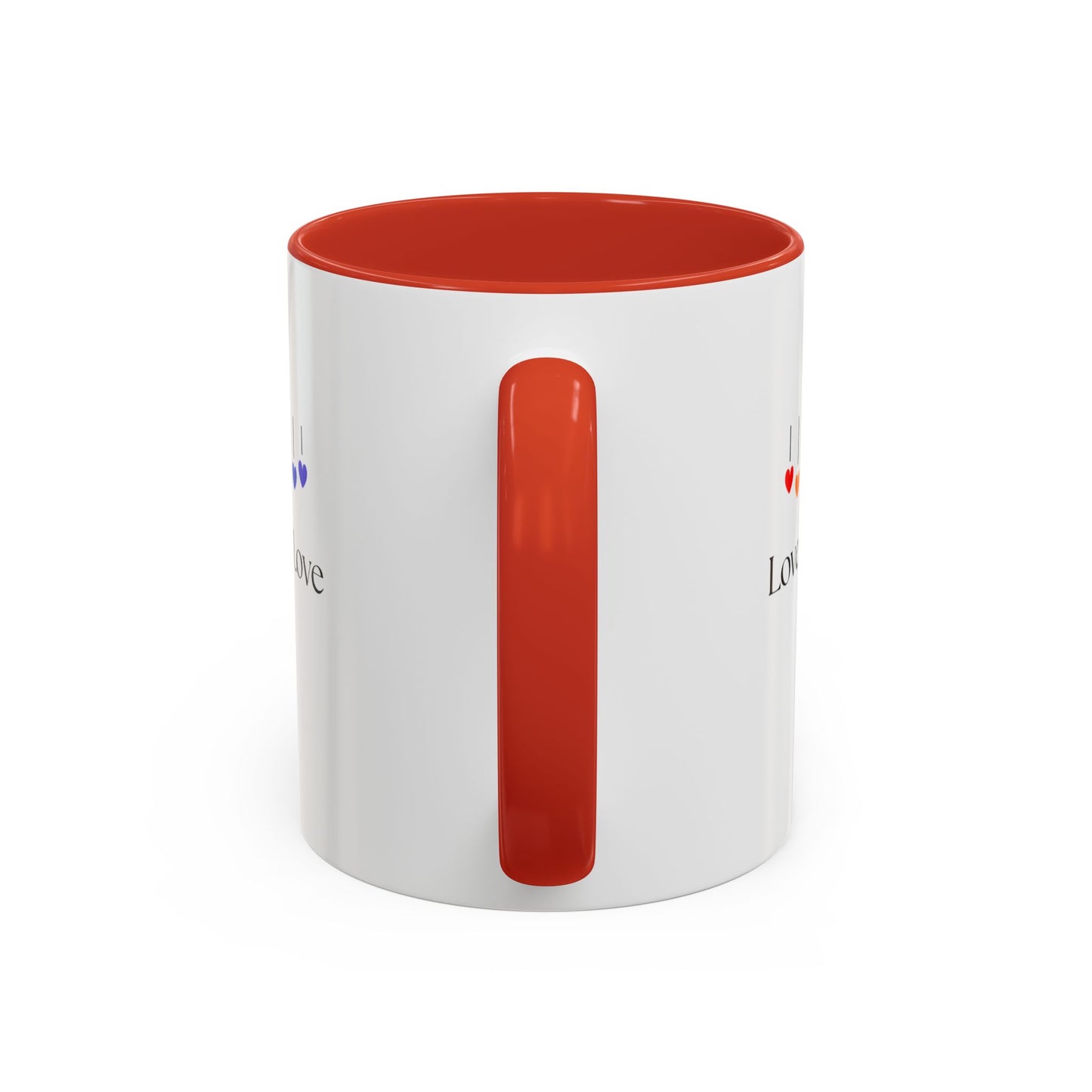 Colorful Love is Love Accent Coffee Mug - Celebrating Diversity & Acceptance, Perfect Gift for Pride