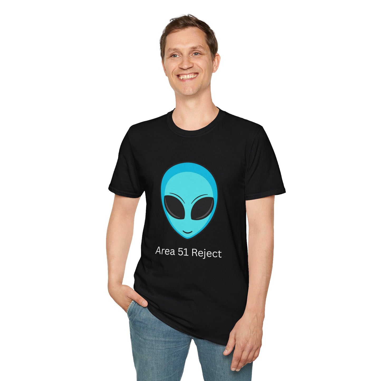 Area 51 Reject – Funny Alien Graphic Unisex T-Shirt