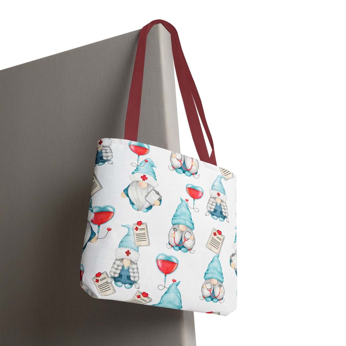 Medical Gnome Tote Bag – Cute Nurse Gift, Doctor Appreciation, Hospital Worker Tote, Healthcare Accessory