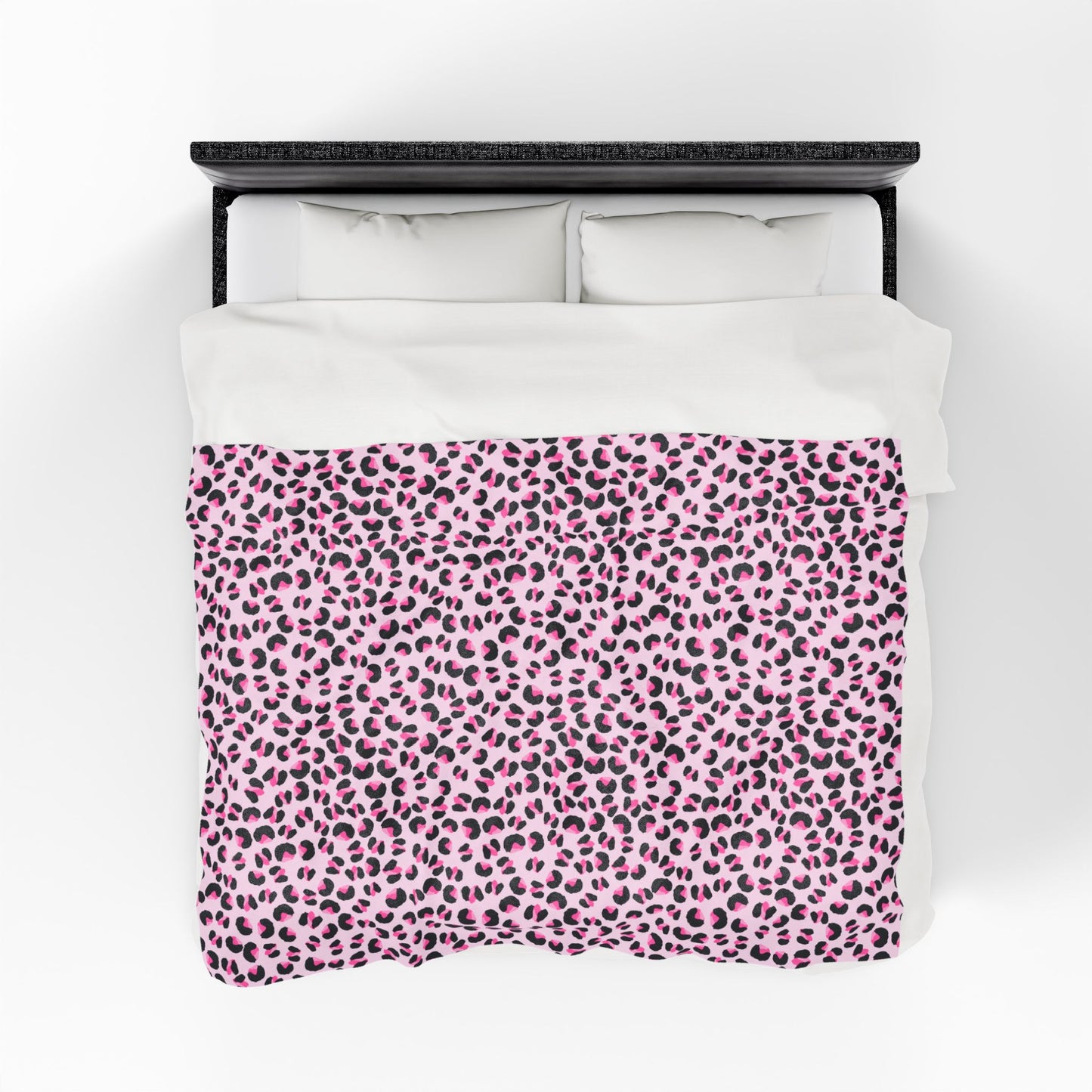 Pink Leopard Print Plush Blanket | Cozy Throw for Home, Perfect Gift for Kids, Living Room Decor