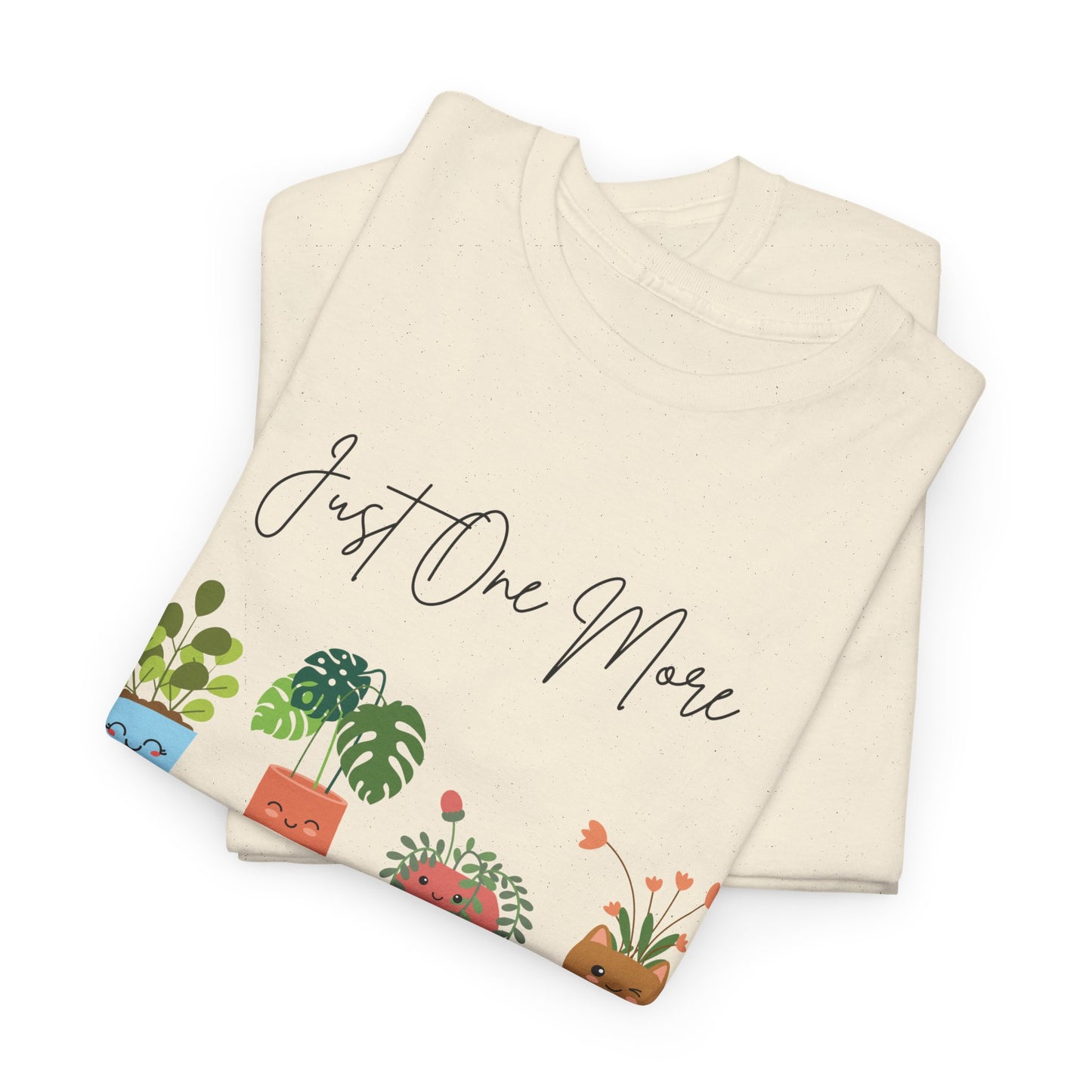 Plant Lover T-Shirt, Just One More Plant Tee, Cute Gardening Gift, Eco-Friendly Apparel, Unisex Cotton Tee, Plant Mom Merch