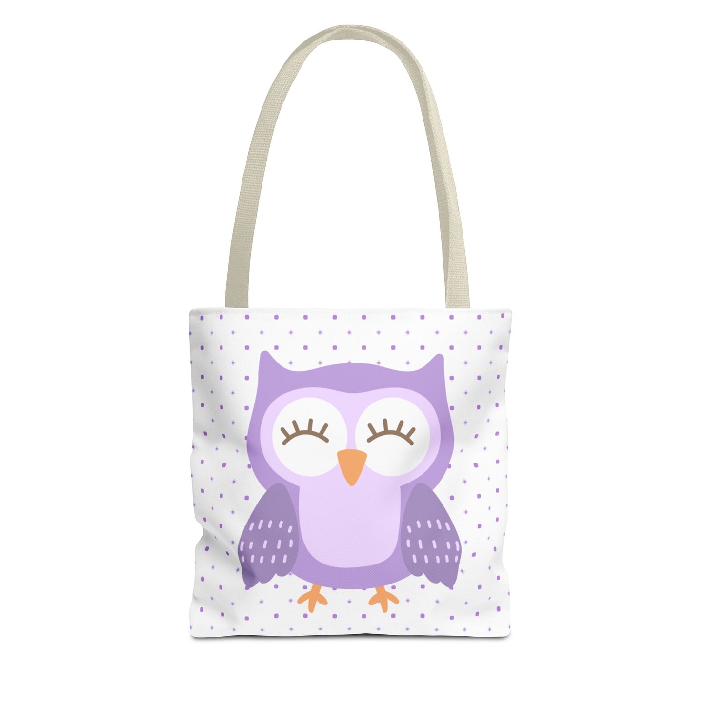 Purple Owl Tote Bag, Adorable Owl Design, Eco-Friendly Shopping Bag, Animal Lover Accessory, Fun Summer Tote