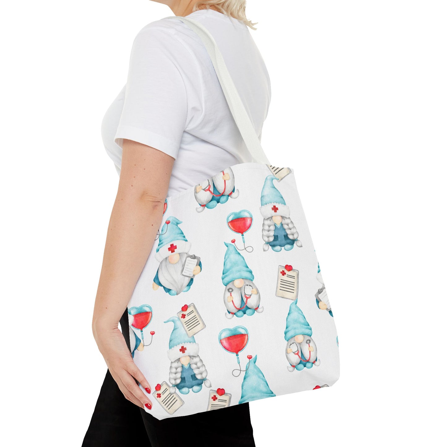 Medical Gnome Tote Bag – Cute Nurse Gift, Doctor Appreciation, Hospital Worker Tote, Healthcare Accessory