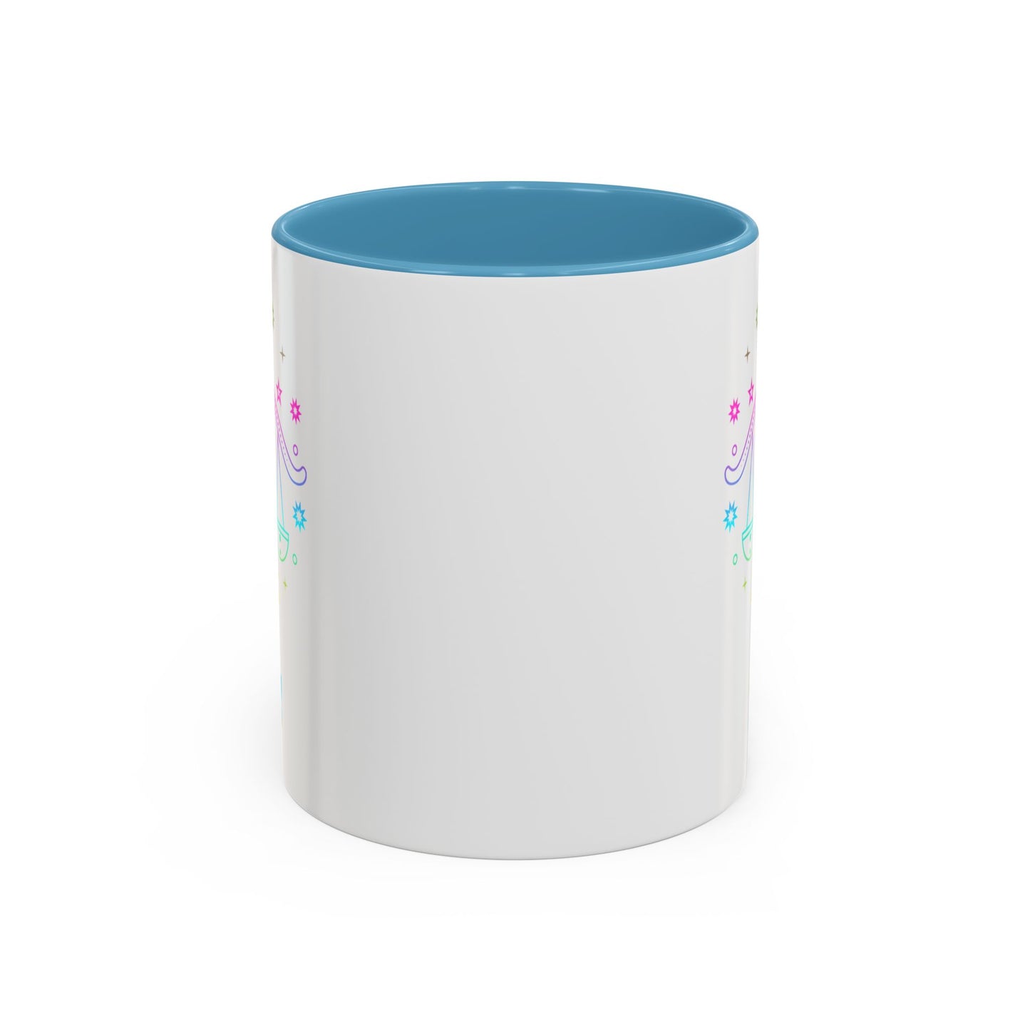 Libra Zodiac Accent Coffee Mug - Colorful Astrology Cup, Astrology Gift, Horoscope Mug, Personalized Coffee Cup, Birthday Gift