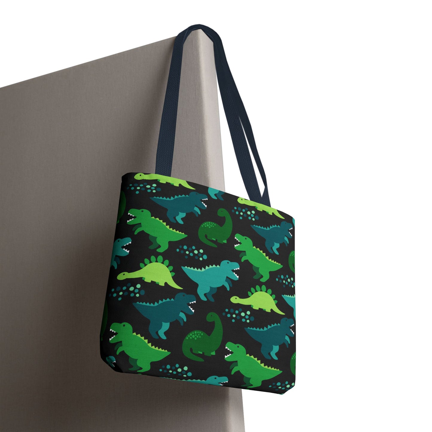 Playful Green Dinosaur Tote Bag β Fun Everyday Carryall