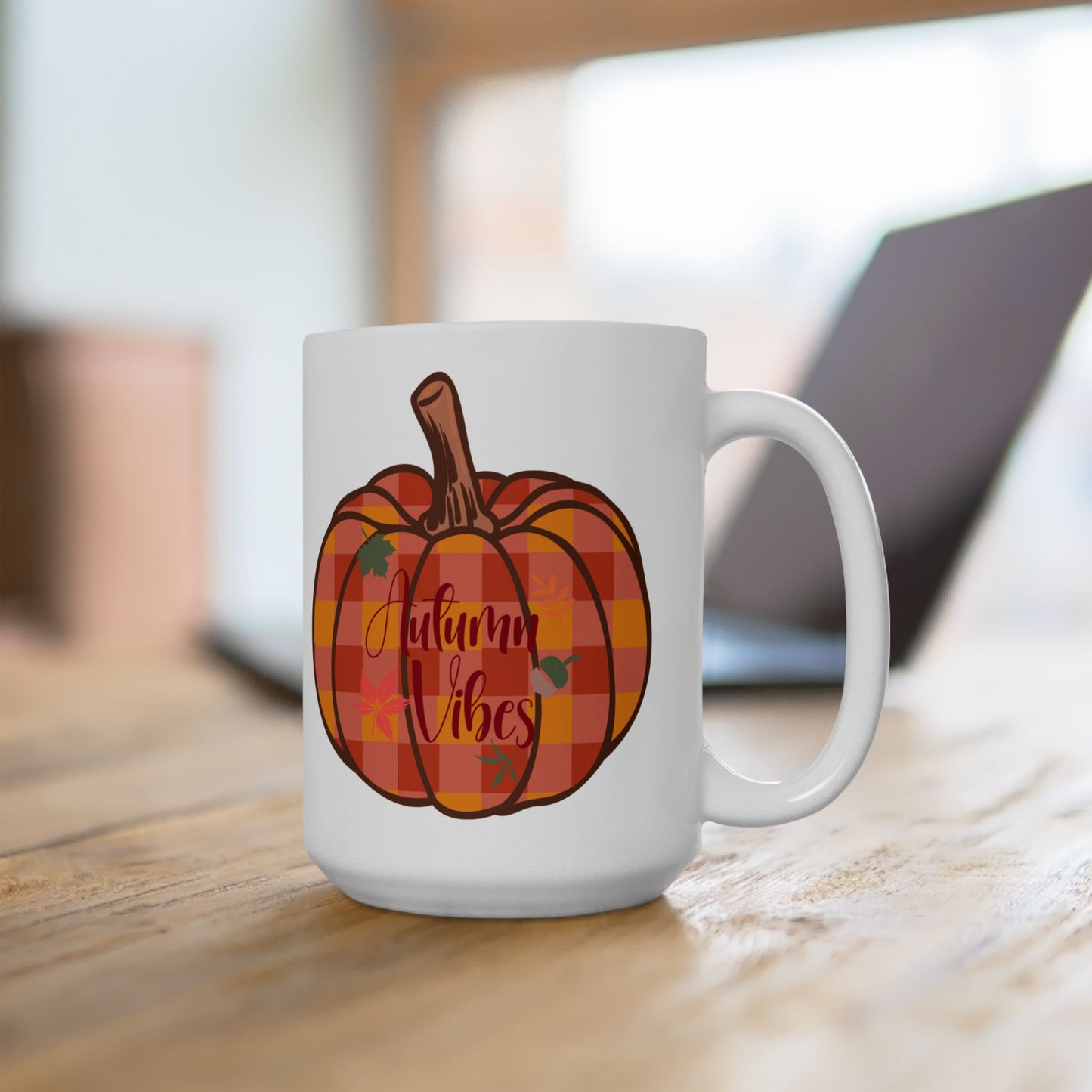 Autumn Pumpkin Ceramic Mug, Cozy Fall Drinkware, Perfect for Thanksgiving, Unique Gift for Pumpkin Lovers, Seasonal Kitchen Decor