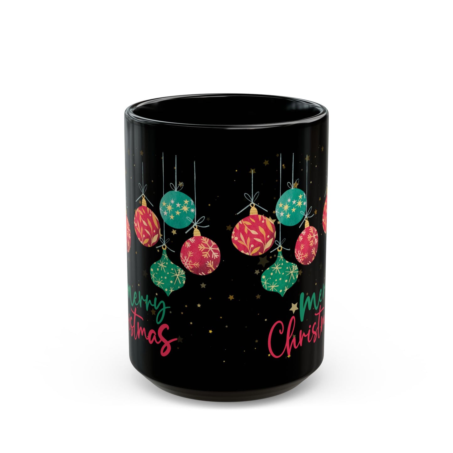 Festive Christmas Mug - Cheerful Holiday Drinkware, Coffee Cup Gift, Xmas Celebration, Ornament Design, Merry Christmas, 11oz 15oz