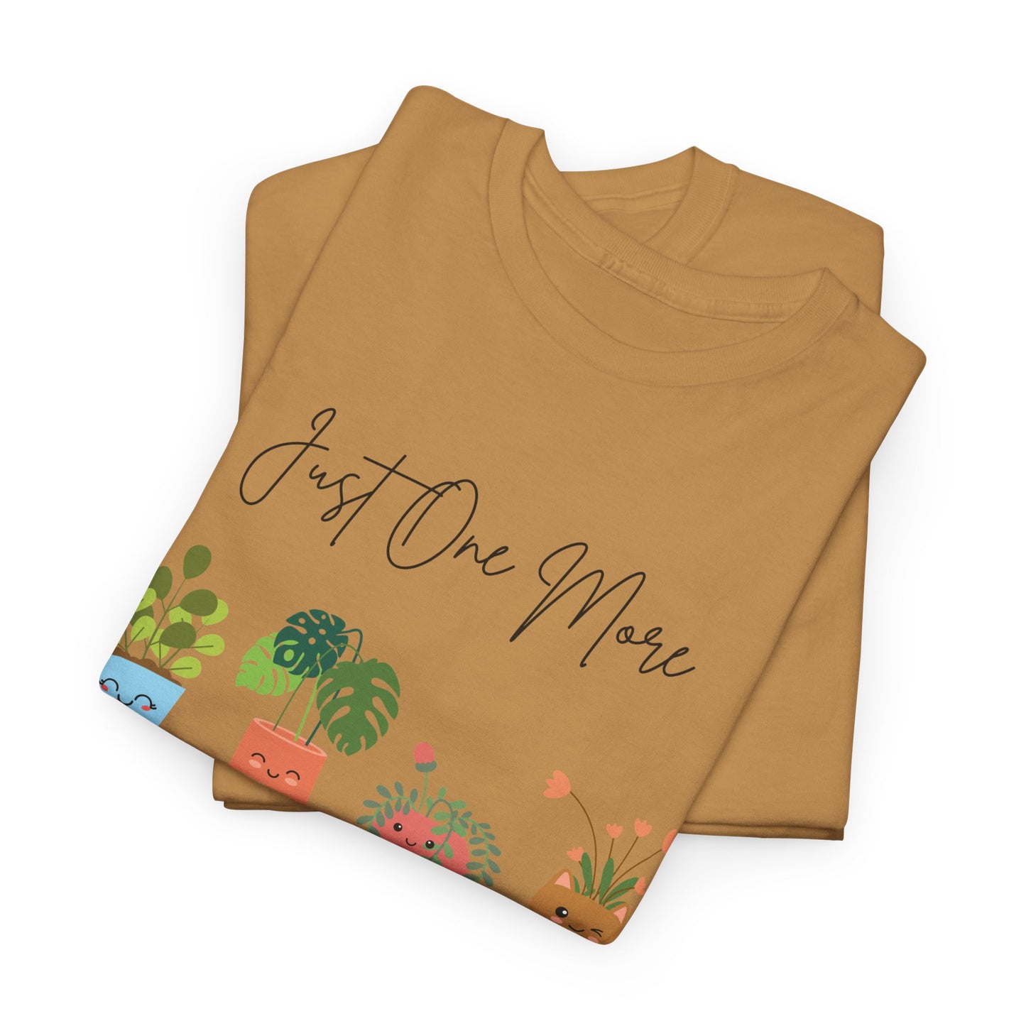 Plant Lover T-Shirt, Just One More Plant Tee, Cute Gardening Gift, Eco-Friendly Apparel, Unisex Cotton Tee, Plant Mom Merch