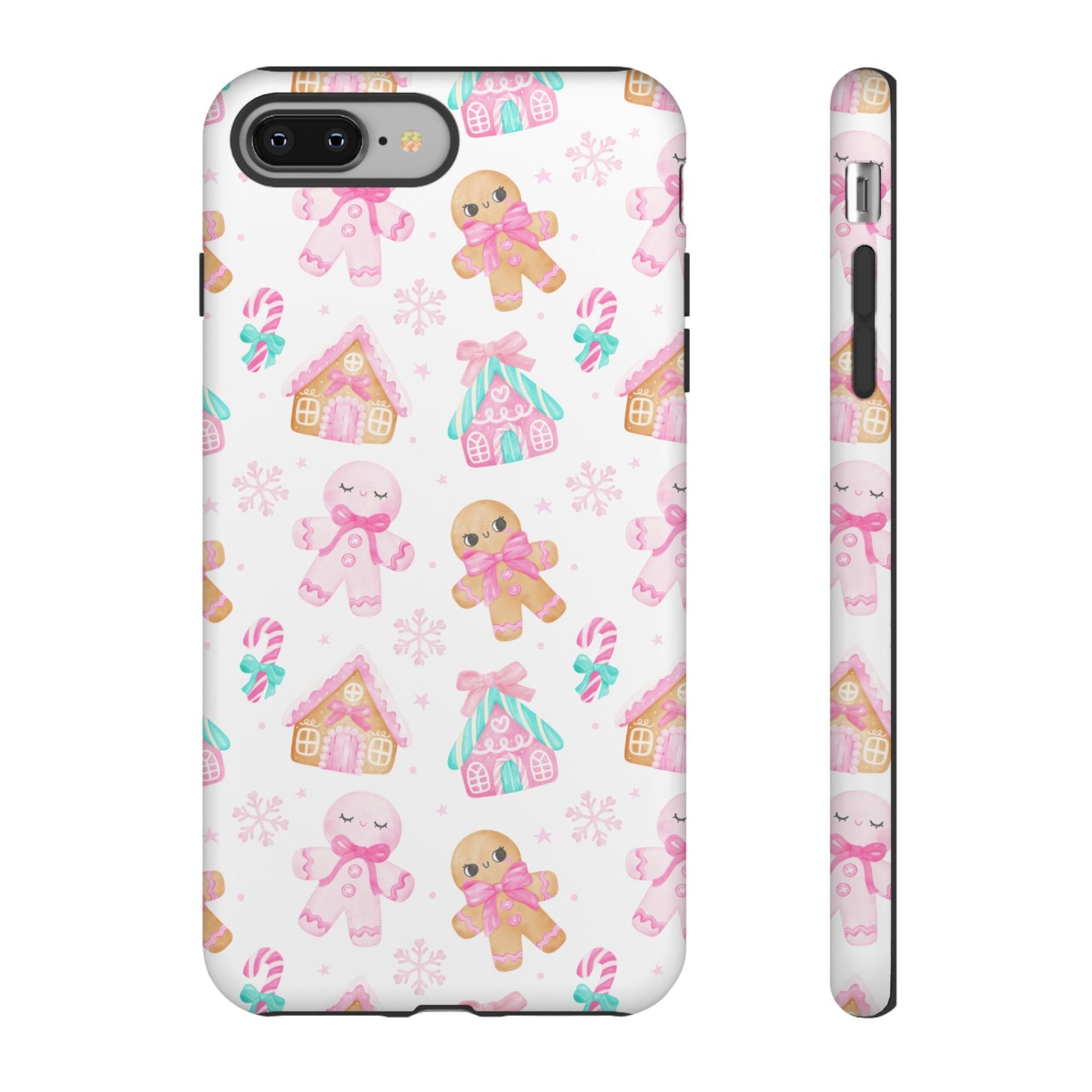 Gingerbread House & Candy Cane Phone Case – Cute Holiday Cover for iPhone, Samsung & Pixel