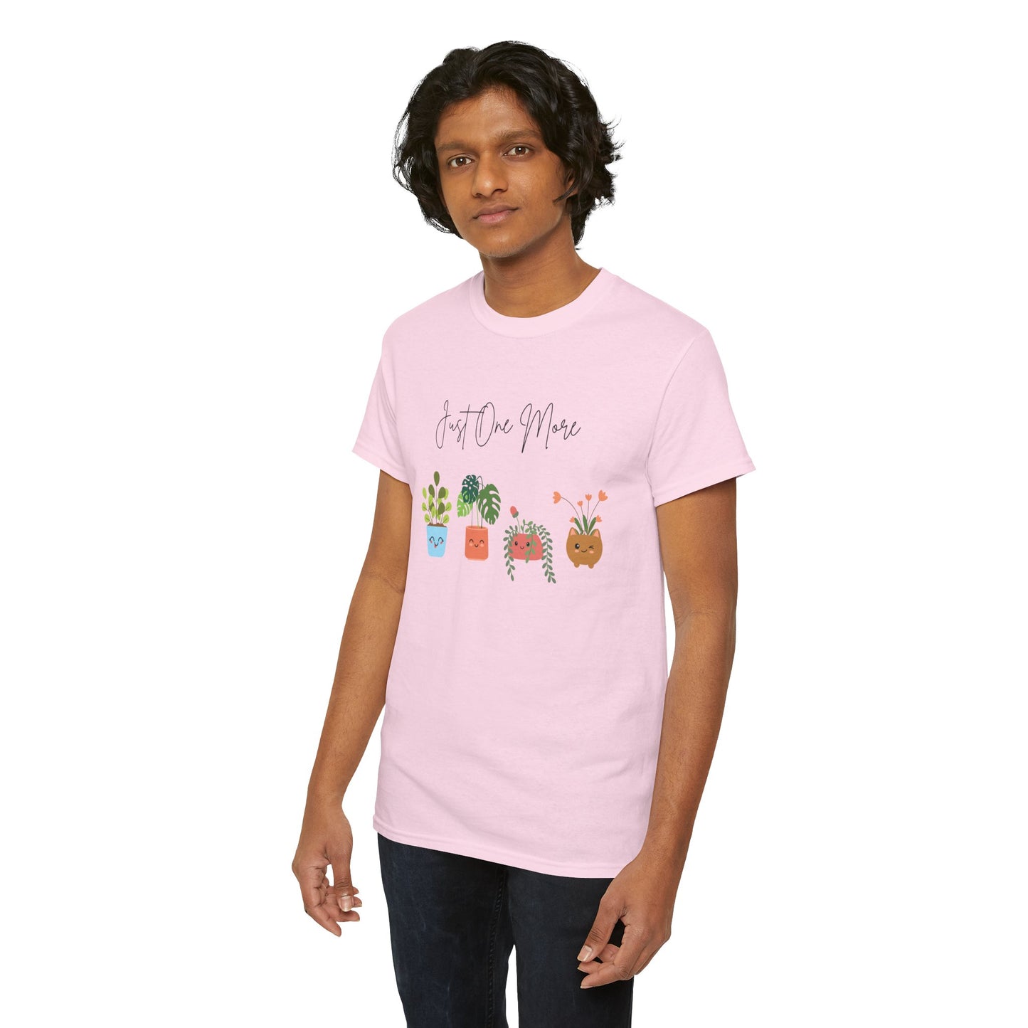 Plant Lover T-Shirt, Just One More Plant Tee, Cute Gardening Gift, Eco-Friendly Apparel, Unisex Cotton Tee, Plant Mom Merch