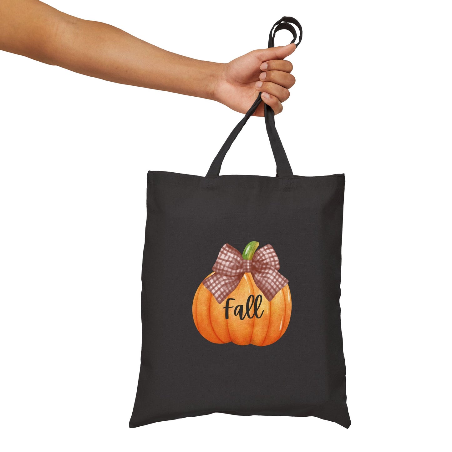 Autumn Pumpkin Tote Bag | Fall Harvest Bag, Cotton Reusable Tote, Holiday Shopping Bag, Eco-Friendly Gift, Seasonal
