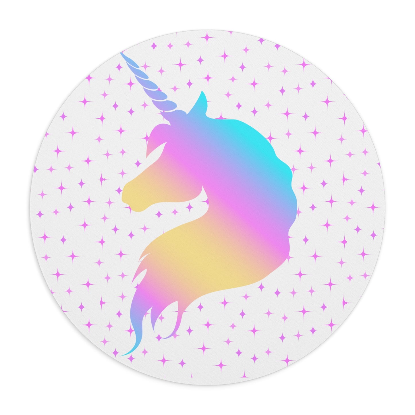 Rainbow Unicorn Mouse Pad, Cute Desk Mat, Office Gift, Gamer Gear, Fantasy Decor, Birthday Holiday Present, Magical Fantasy