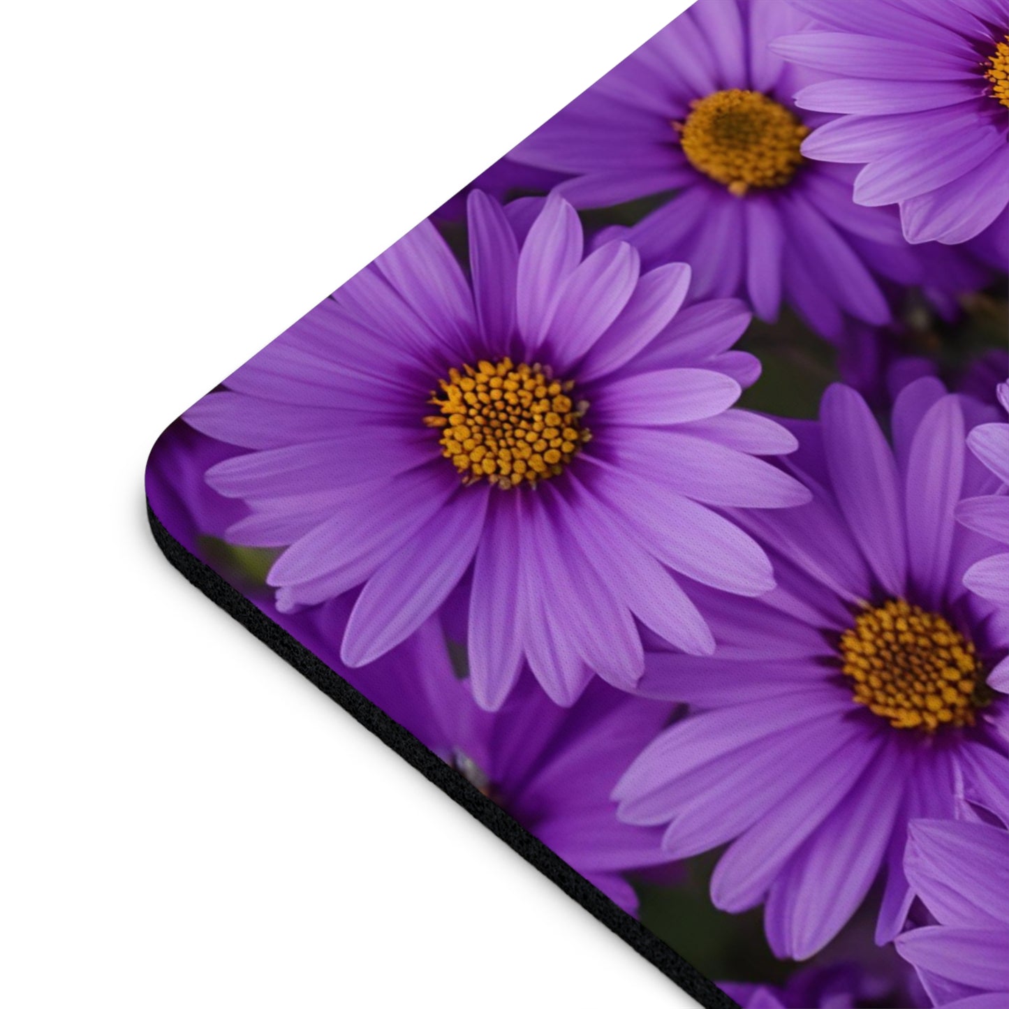 Purple Daisy Mouse Pad, Floral Desk Accessory, Office Decor, Computer Gift, Spring Vibe