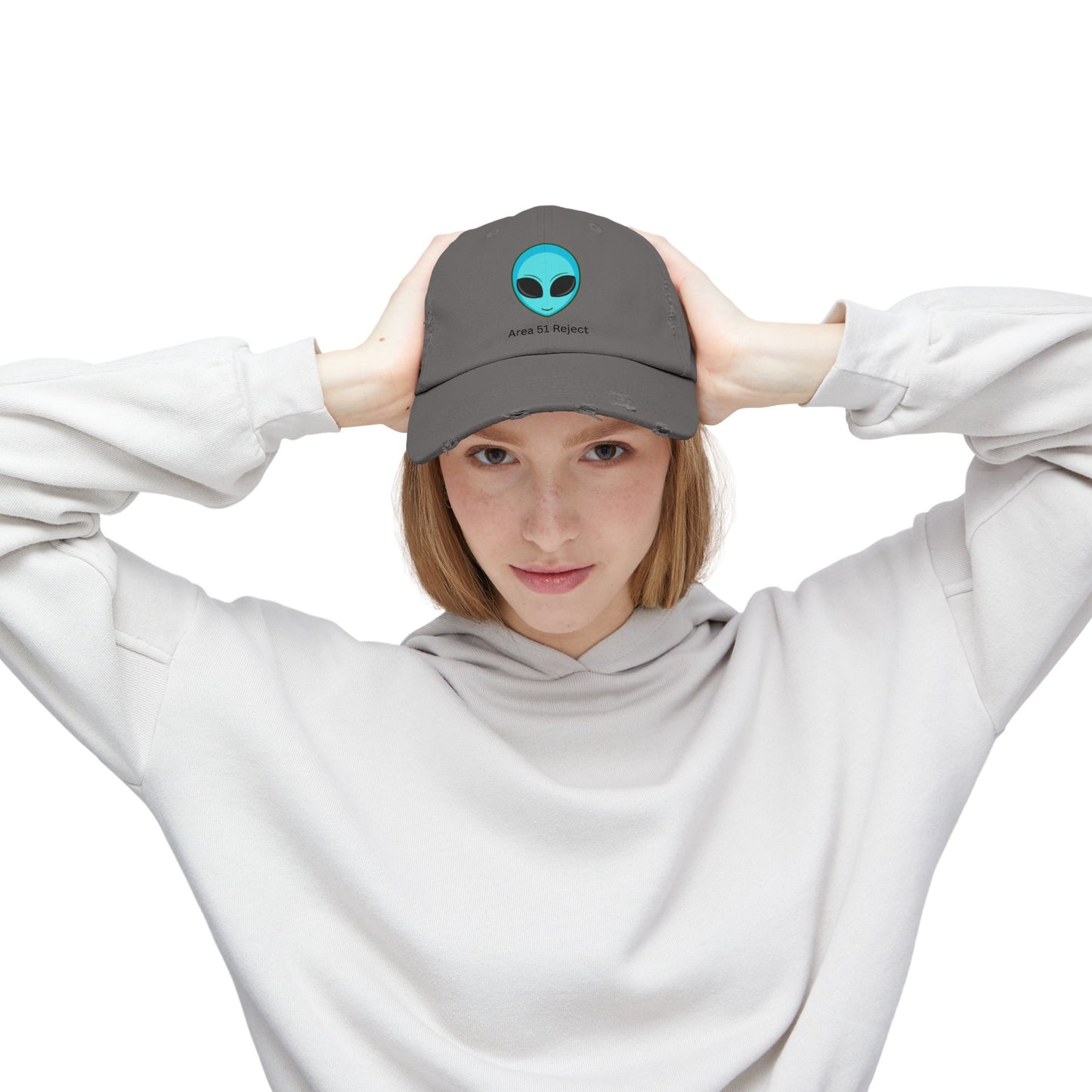 Area 51 Reject Alien Hat, Cool Cap for UFO Enthusiasts, Perfect for Casual Wear, Gift for Birthdays, Festivals, and Sci-Fi Fans