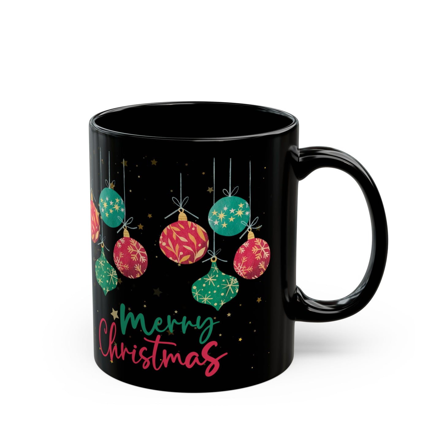Festive Christmas Mug - Cheerful Holiday Drinkware, Coffee Cup Gift, Xmas Celebration, Ornament Design, Merry Christmas, 11oz 15oz