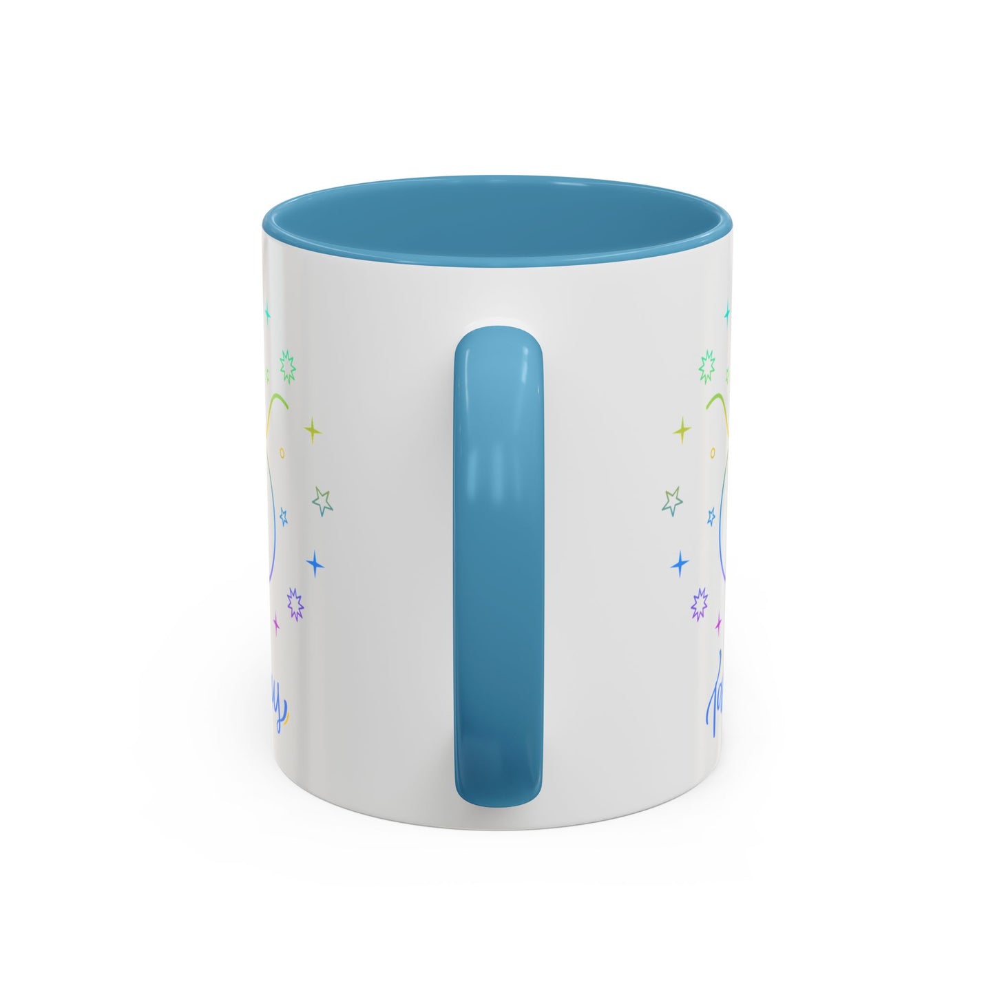 Colorful Taurus Accent Coffee Mug | Zodiac Gift for Astrology Lovers, Unique Personalized Birthday Mug, Paper Gift