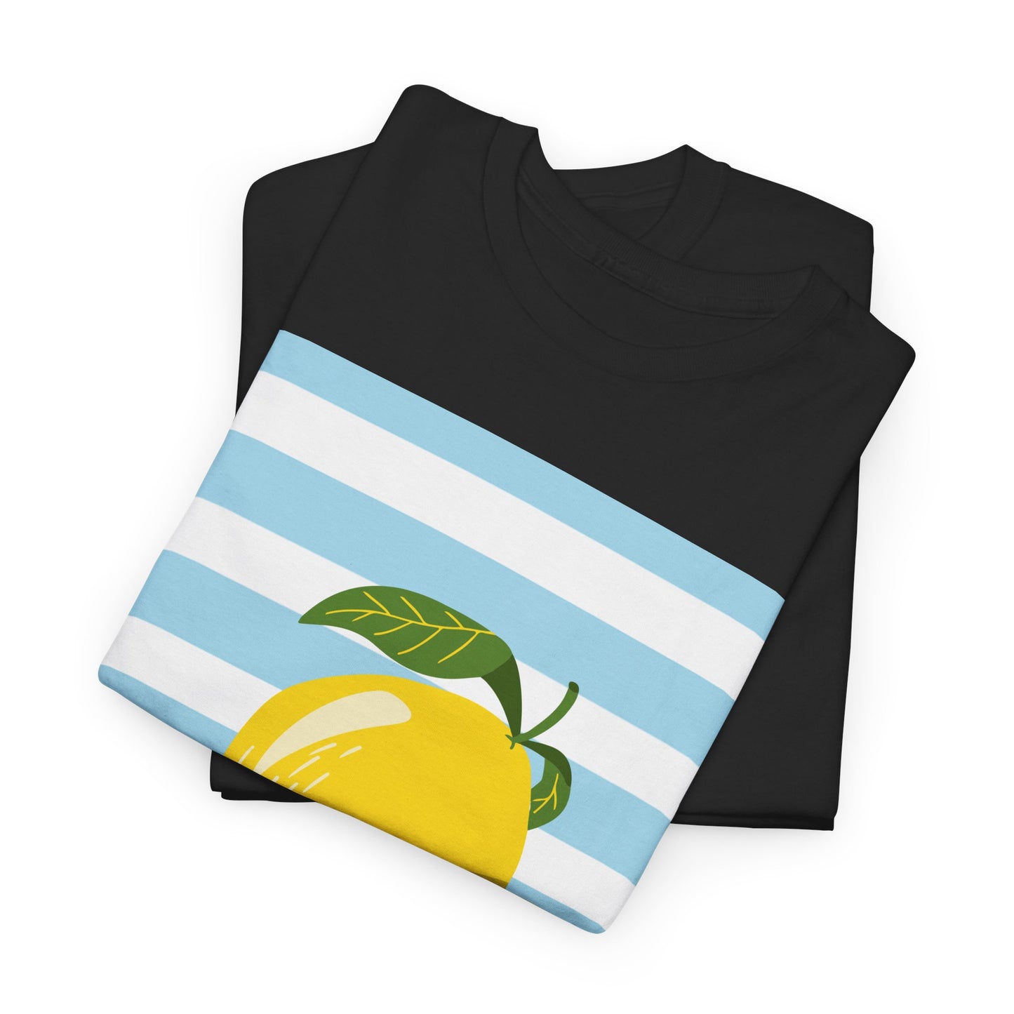 Lemon Unisex Heavy Cotton Tee, Cute Summer Shirt, Gift for Fruit Lovers, Fresh Style, Everyday Tee, Casual Outfit