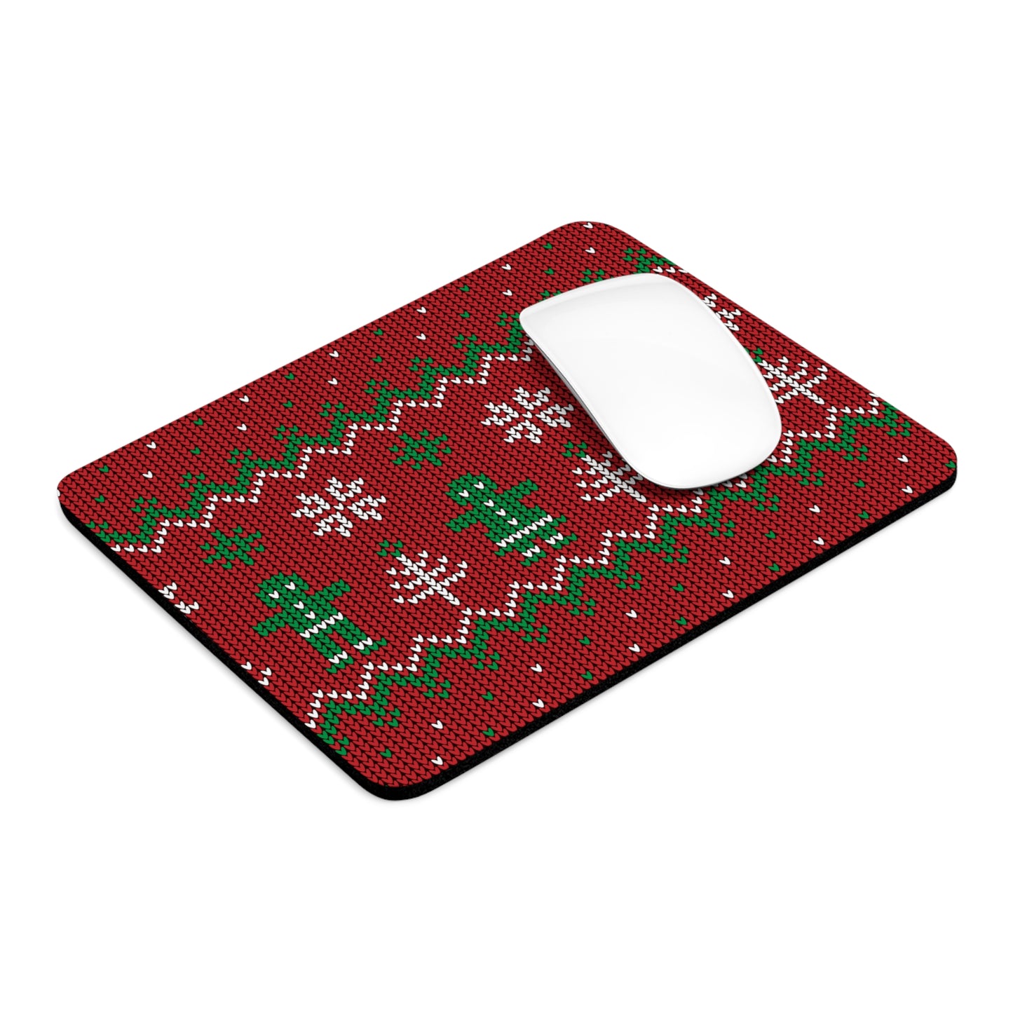 Christmas Gingerbread Mouse Pad - Festive Office Decor, Holiday Gift, Computer Accessory, Cozy Vibes, Winter Wonderland
