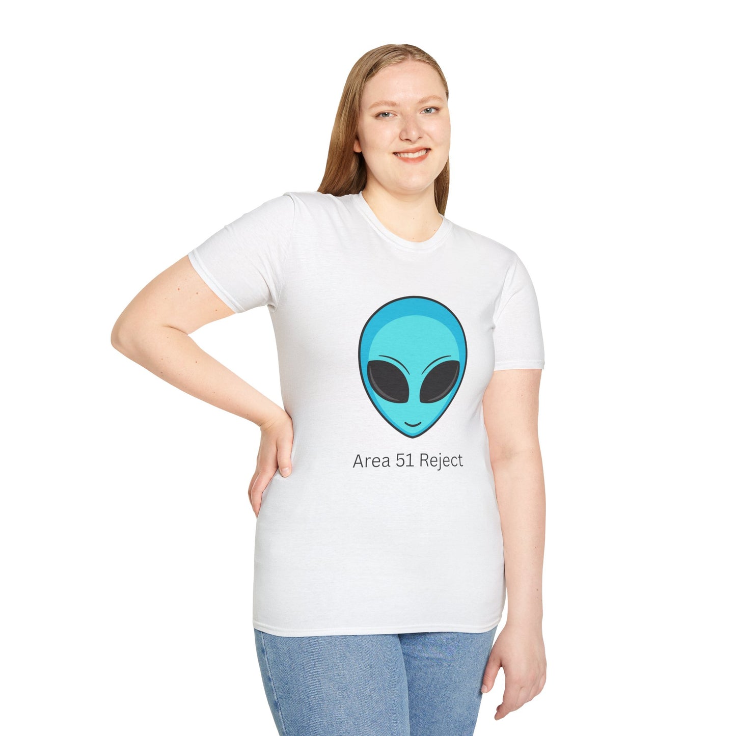 Area 51 Reject – Funny Alien Graphic Unisex T-Shirt