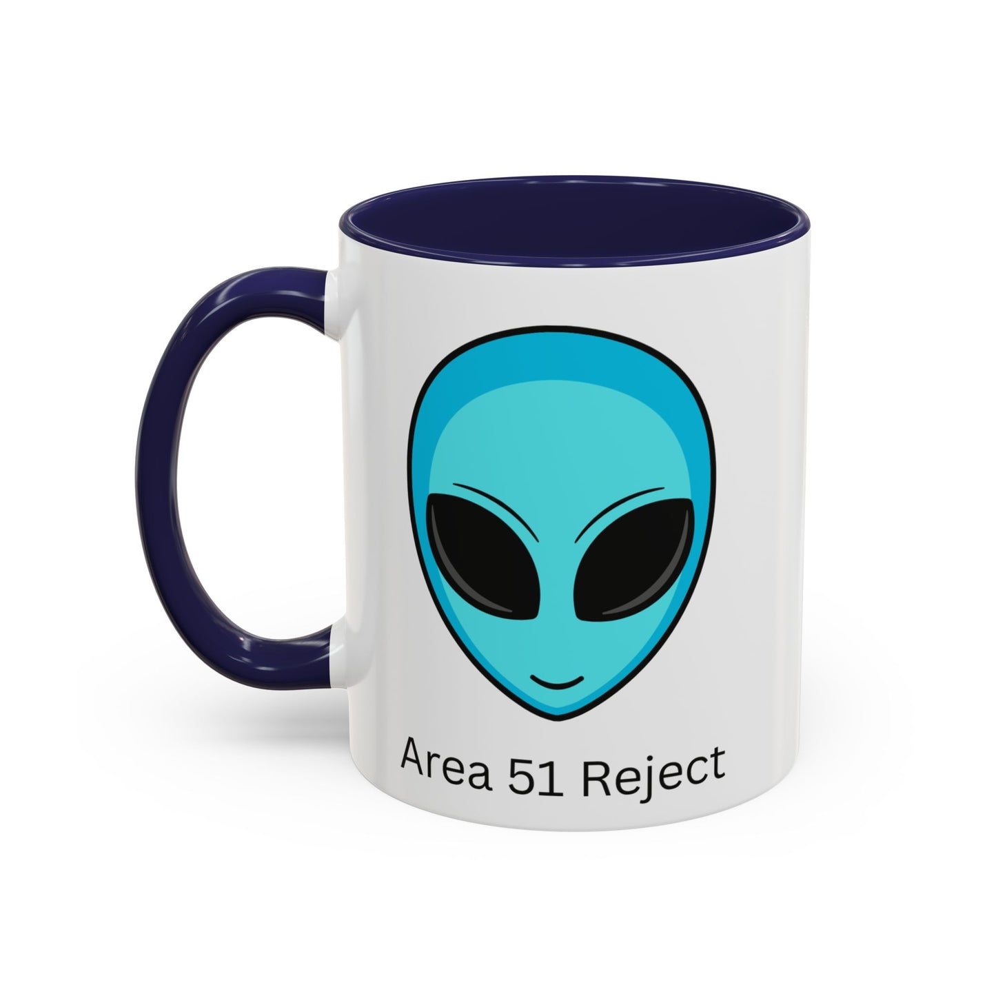 Alien Themed Coffee Mug - Area 51 Reject, Sci-Fi Gift, Quirky Mug, UFO Lovers, Unique Kitchenware