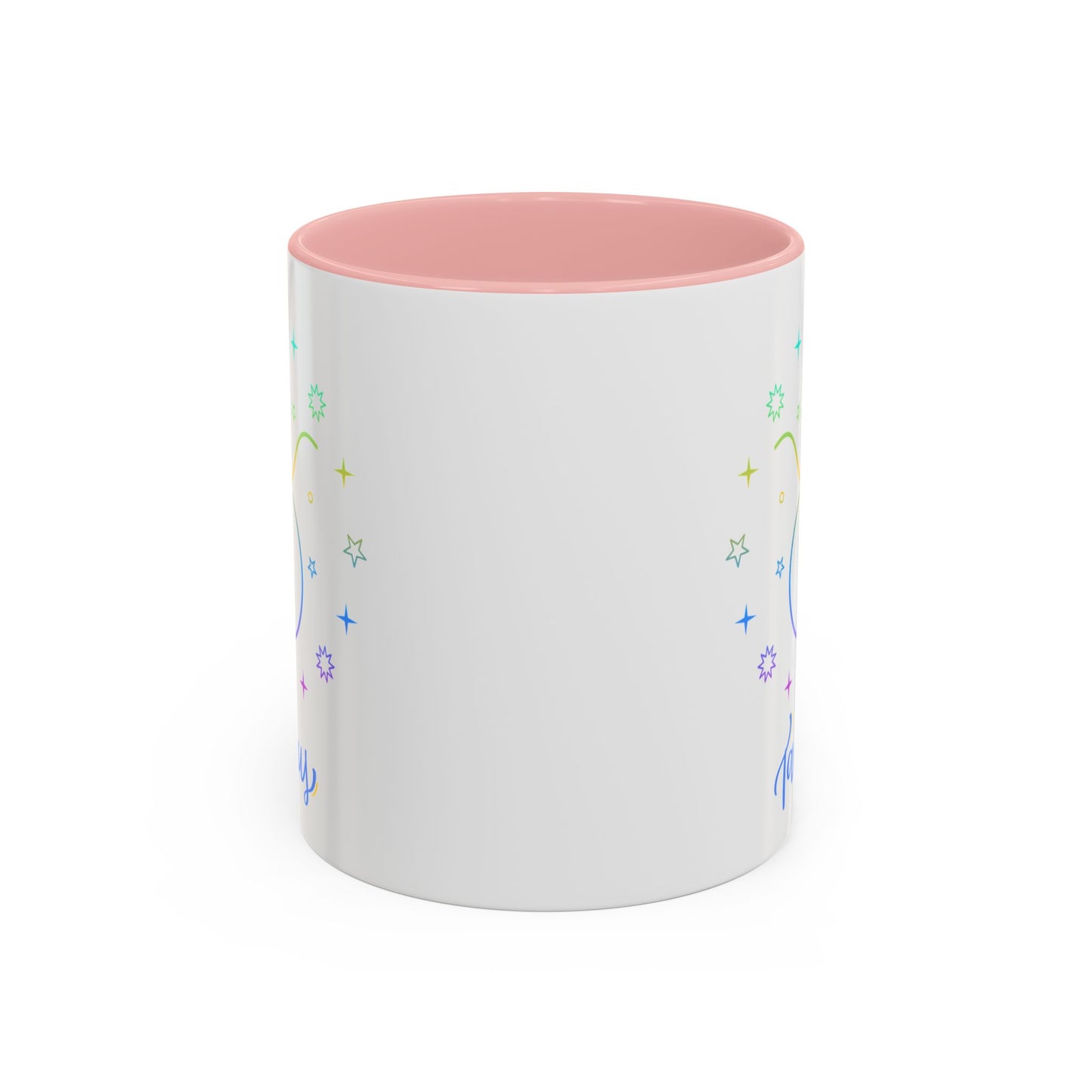 Colorful Taurus Accent Coffee Mug | Zodiac Gift for Astrology Lovers, Unique Personalized Birthday Mug, Paper Gift