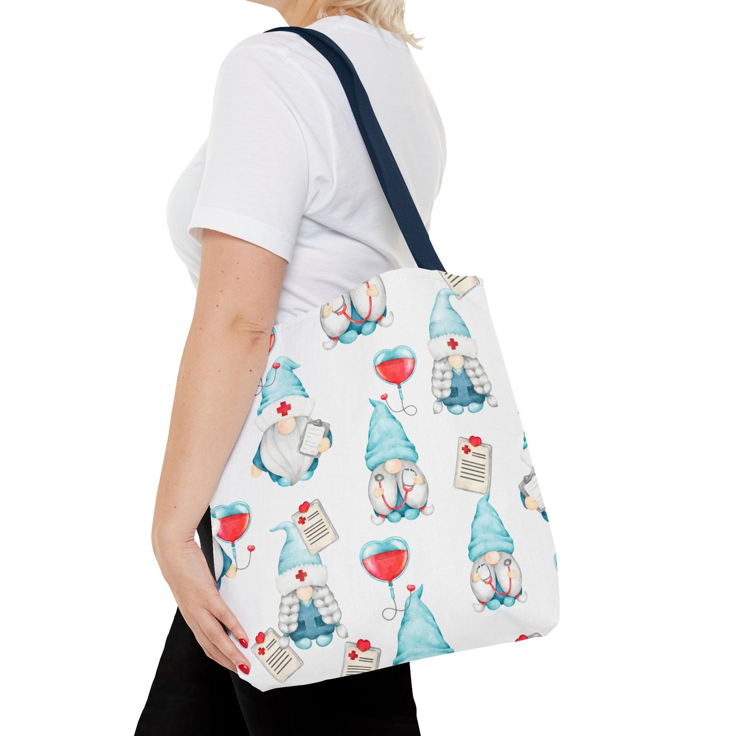 Medical Gnome Tote Bag – Cute Nurse Gift, Doctor Appreciation, Hospital Worker Tote, Healthcare Accessory