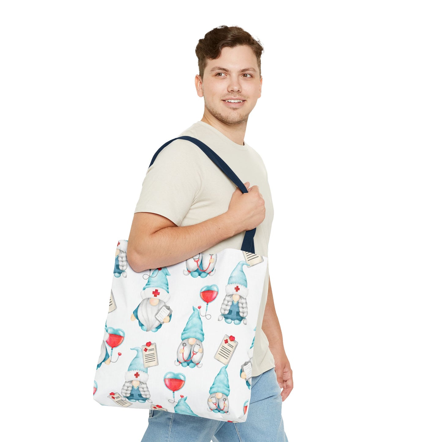 Medical Gnome Tote Bag – Cute Nurse Gift, Doctor Appreciation, Hospital Worker Tote, Healthcare Accessory