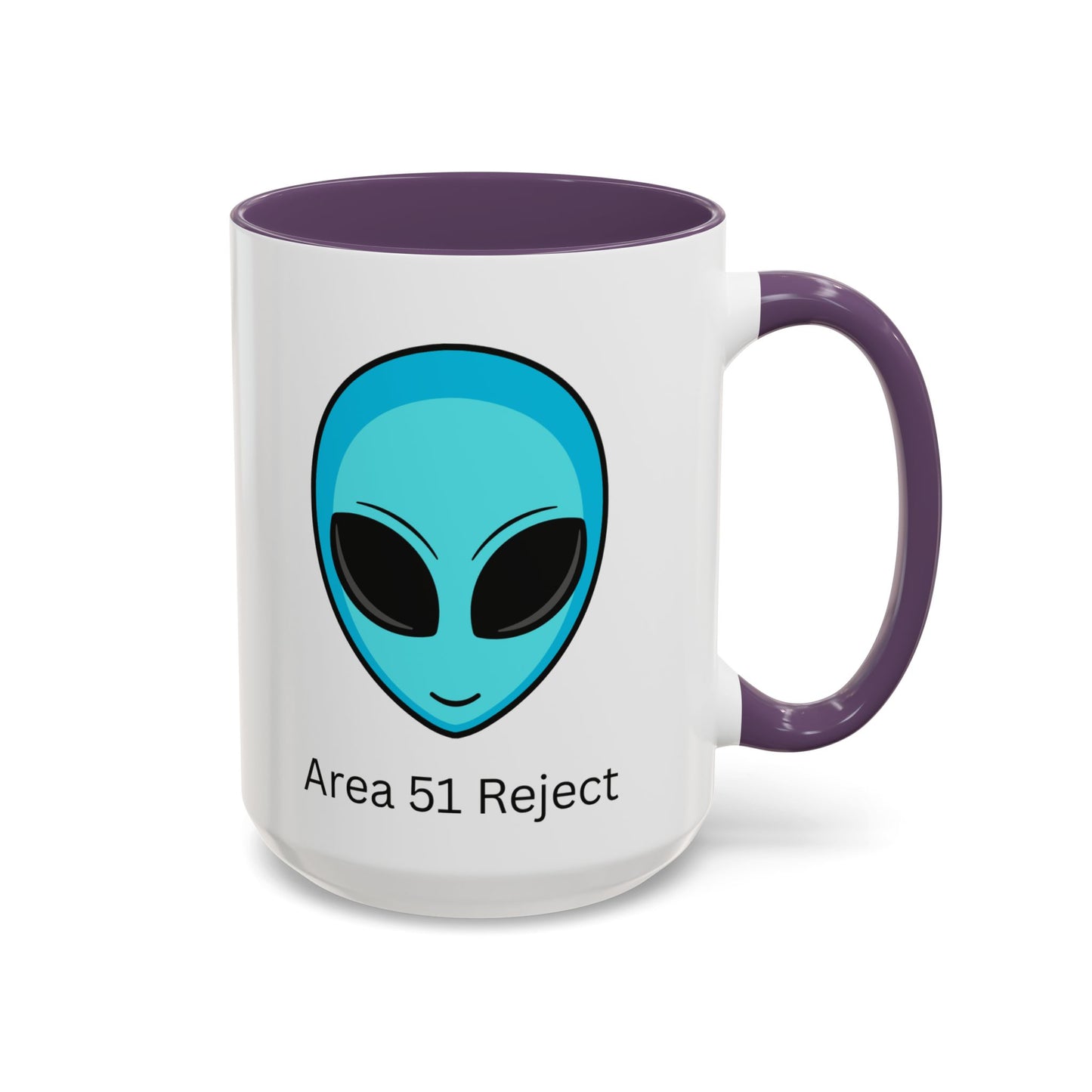 Alien Themed Coffee Mug - Area 51 Reject, Sci-Fi Gift, Quirky Mug, UFO Lovers, Unique Kitchenware