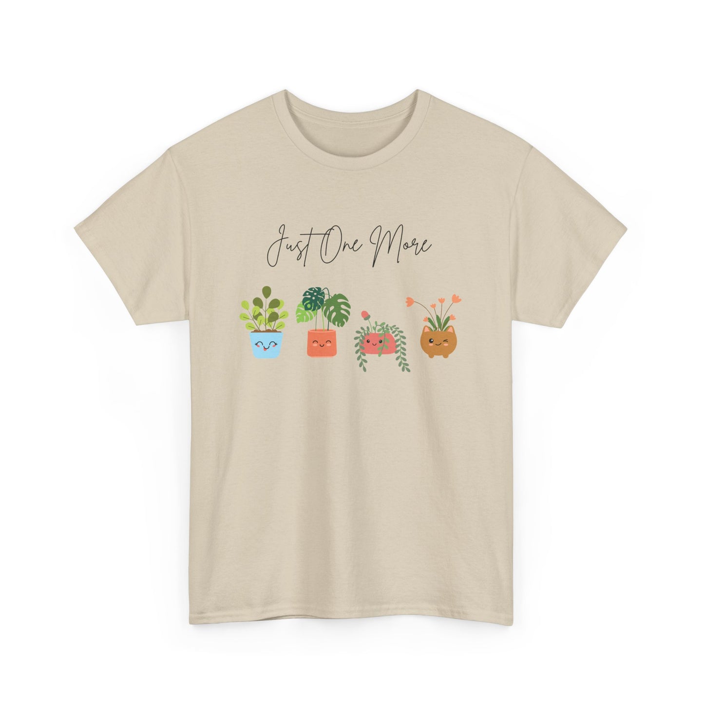 Plant Lover T-Shirt, Just One More Plant Tee, Cute Gardening Gift, Eco-Friendly Apparel, Unisex Cotton Tee, Plant Mom Merch