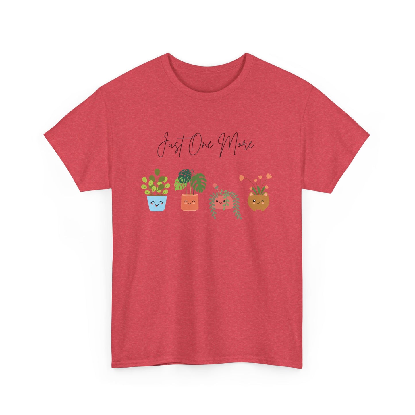 Plant Lover T-Shirt, Just One More Plant Tee, Cute Gardening Gift, Eco-Friendly Apparel, Unisex Cotton Tee, Plant Mom Merch