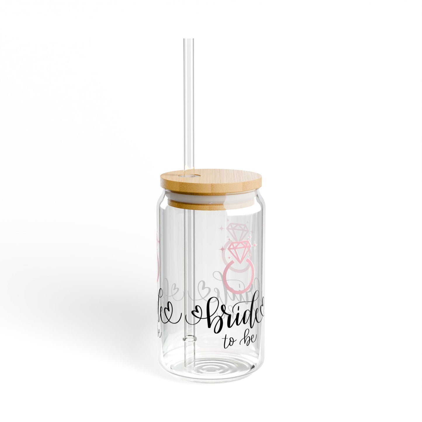 Bride To Be Glass, 16oz Sipper Cup, Bridal Shower Gift, Engagement Party Cup, Bachelorette Drinkware
