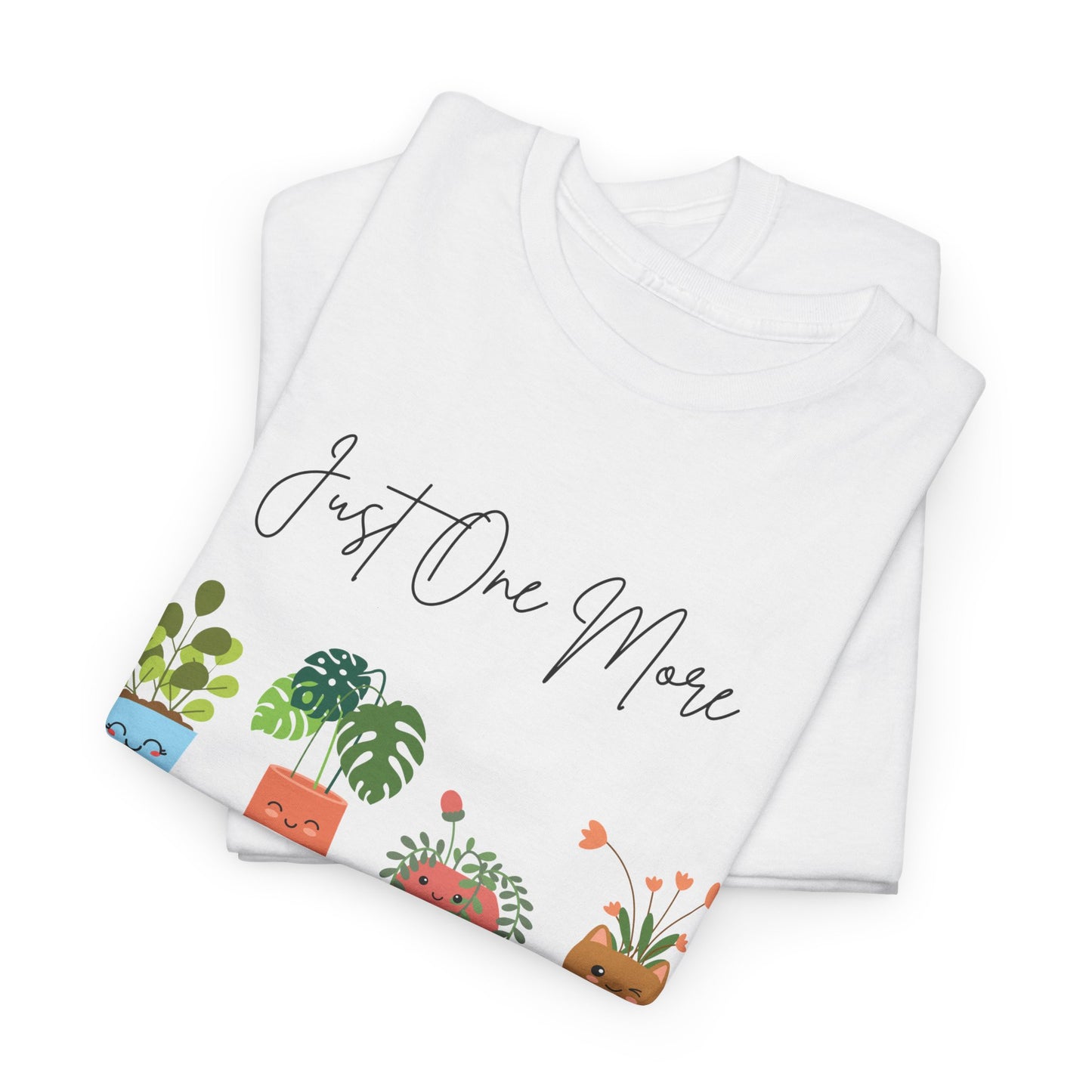 Plant Lover T-Shirt, Just One More Plant Tee, Cute Gardening Gift, Eco-Friendly Apparel, Unisex Cotton Tee, Plant Mom Merch