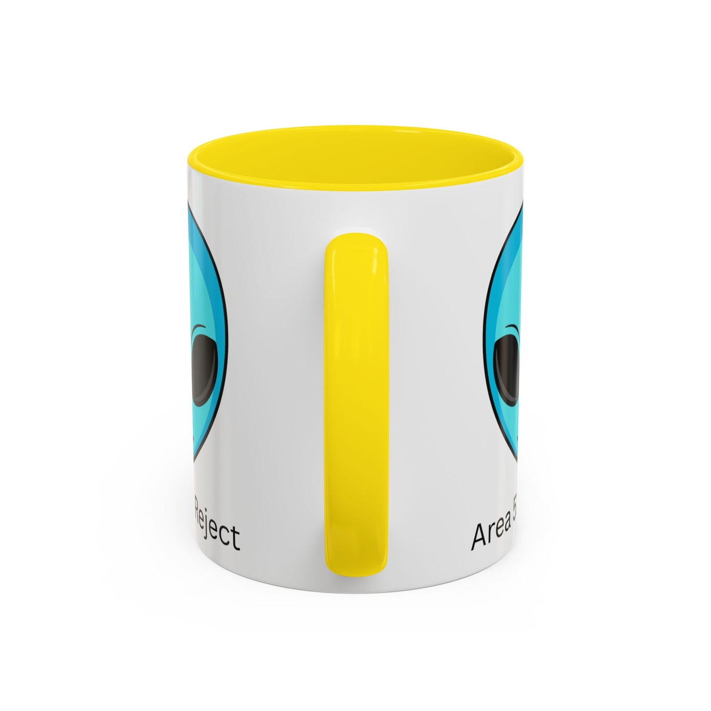 Alien Themed Coffee Mug - Area 51 Reject, Sci-Fi Gift, Quirky Mug, UFO Lovers, Unique Kitchenware