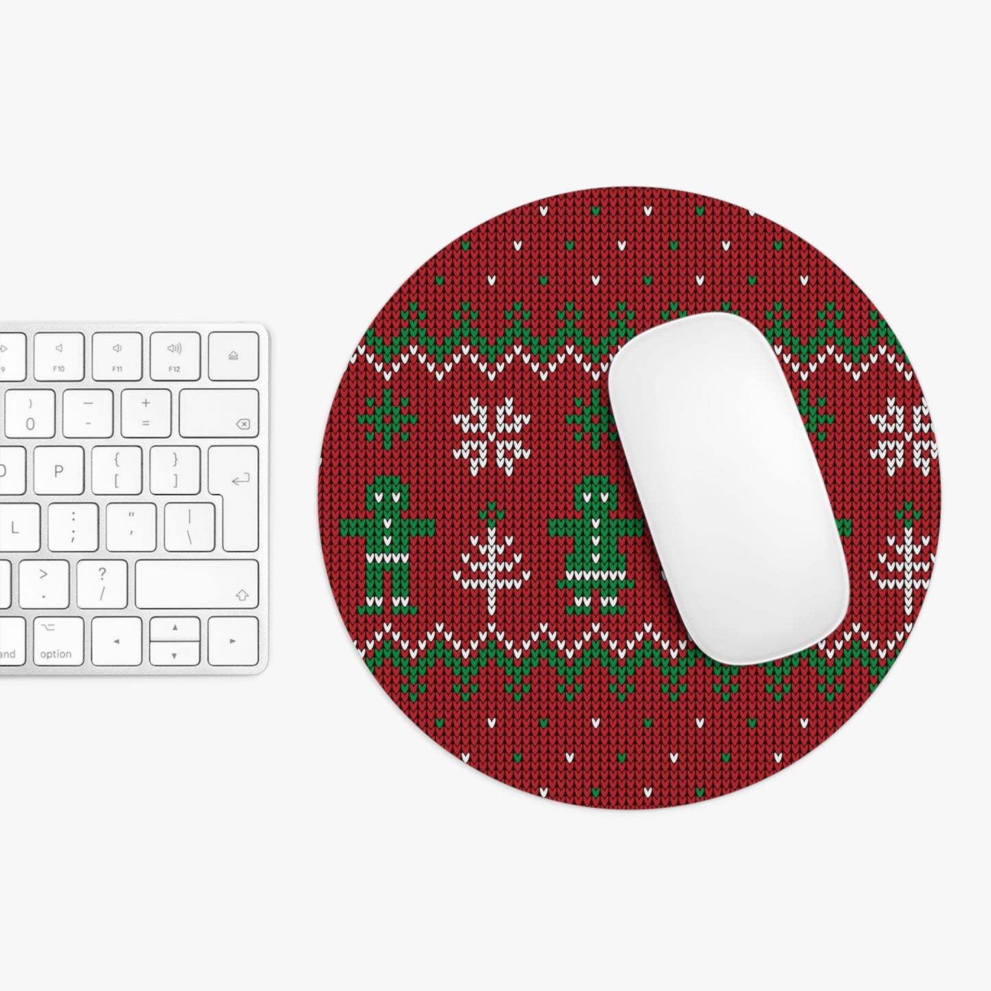 Christmas Gingerbread Mouse Pad - Festive Office Decor, Holiday Gift, Computer Accessory, Cozy Vibes, Winter Wonderland