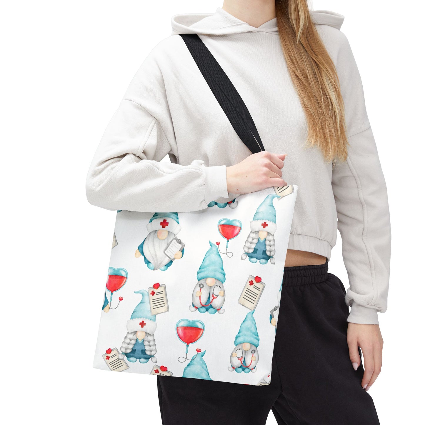 Medical Gnome Tote Bag – Cute Nurse Gift, Doctor Appreciation, Hospital Worker Tote, Healthcare Accessory